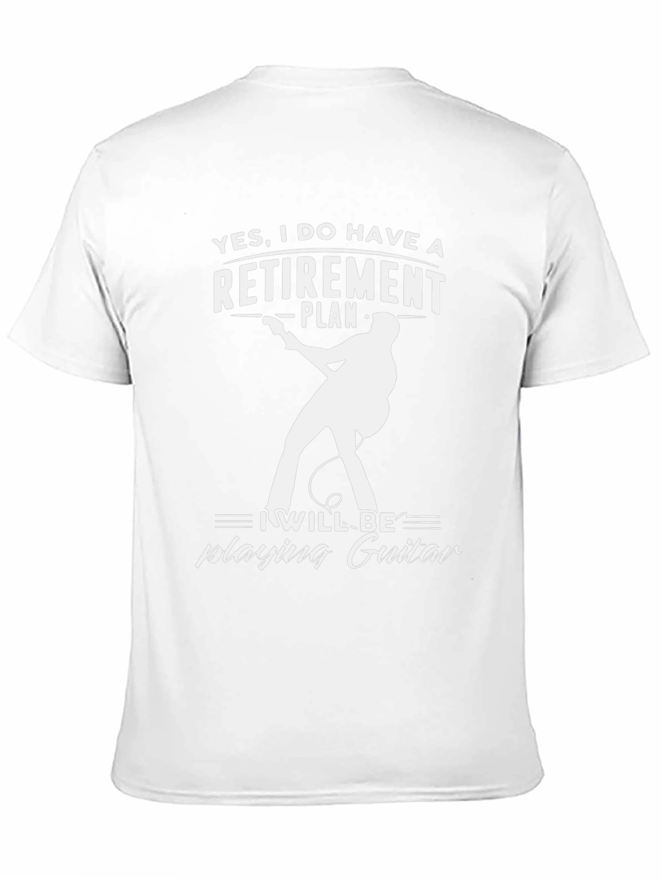 Retirement Guitar T-Shirt - Musician Gift