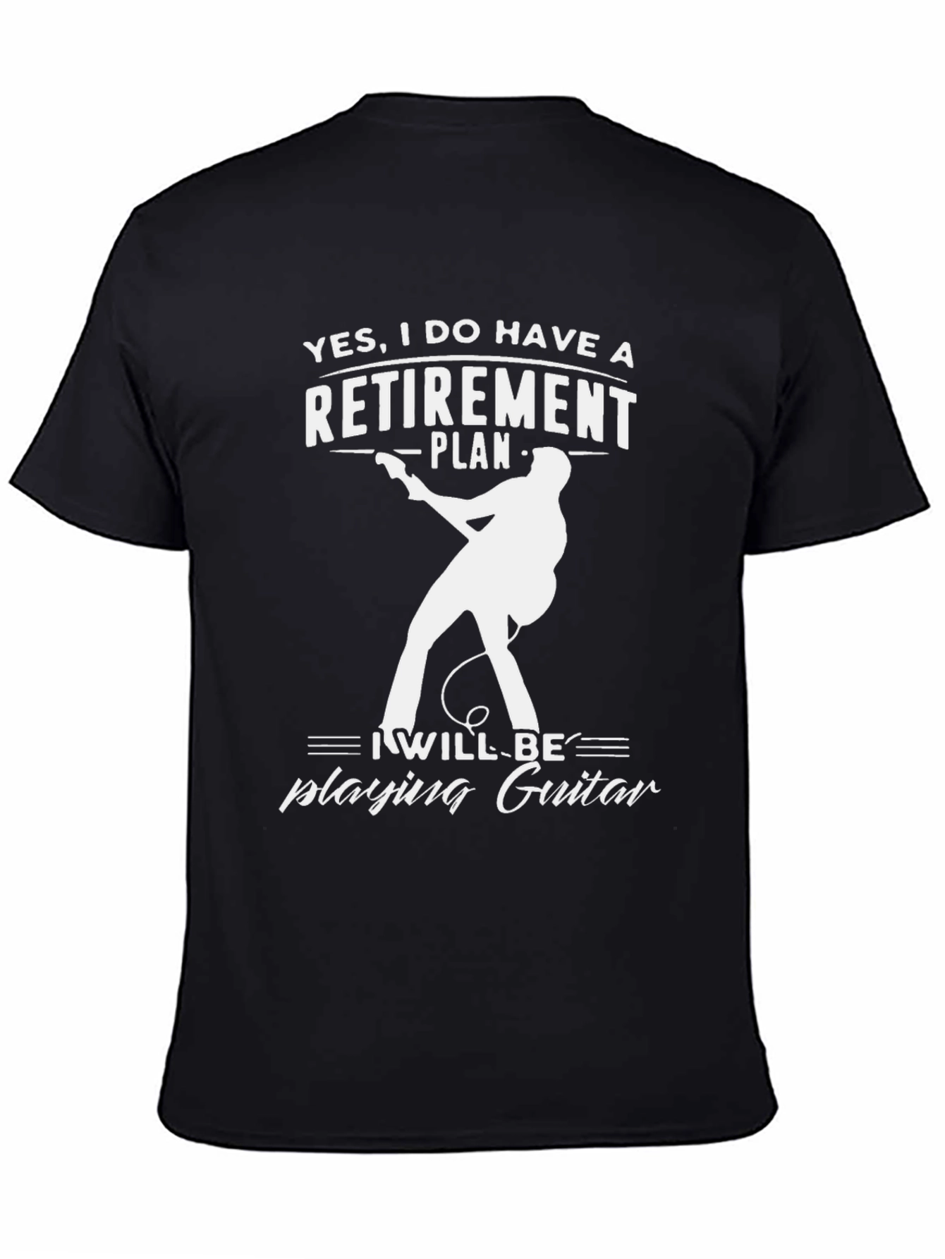 Retirement Guitar T-Shirt - Musician Gift