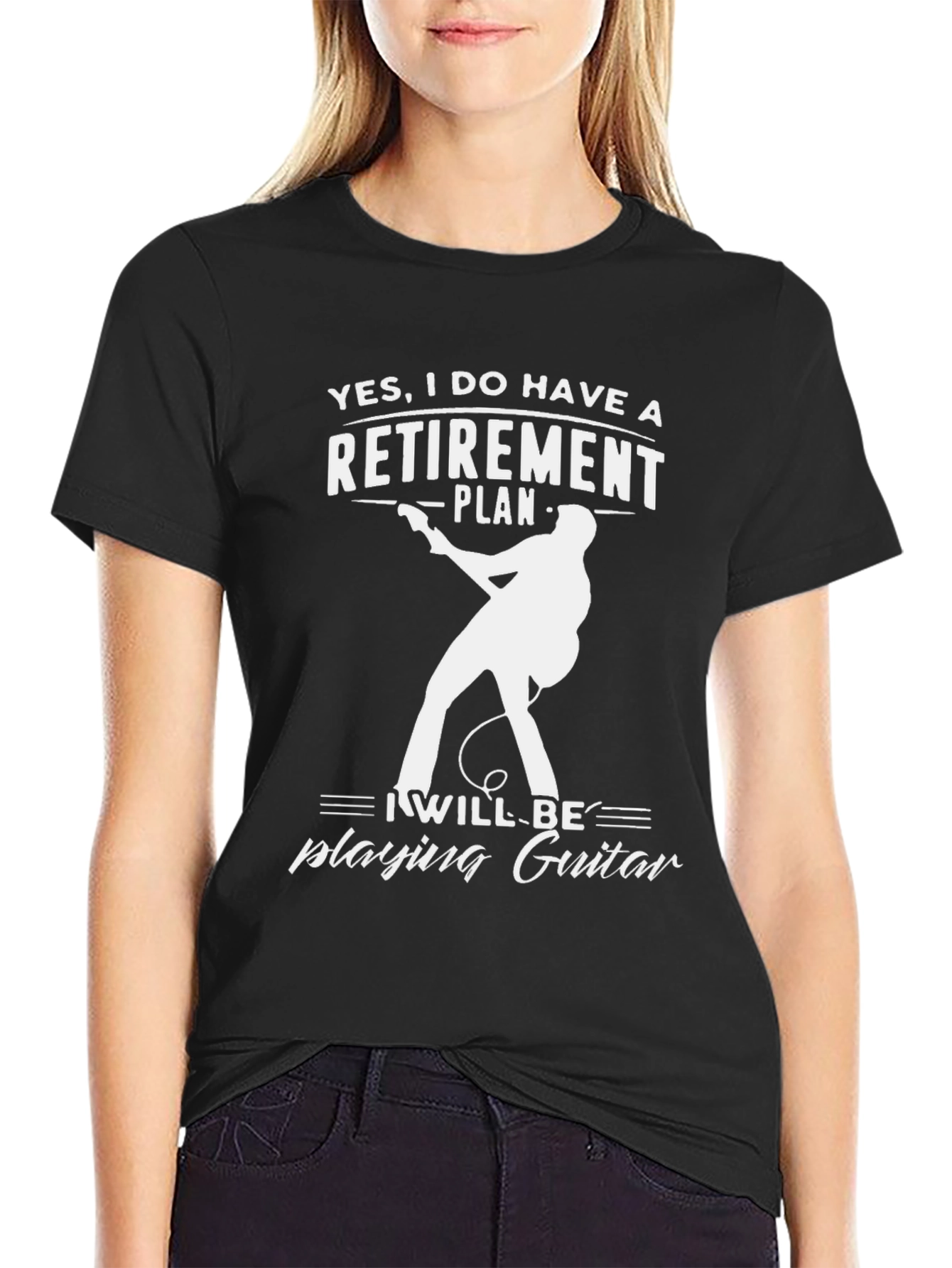 Retirement Guitar T-Shirt - Musician Gift