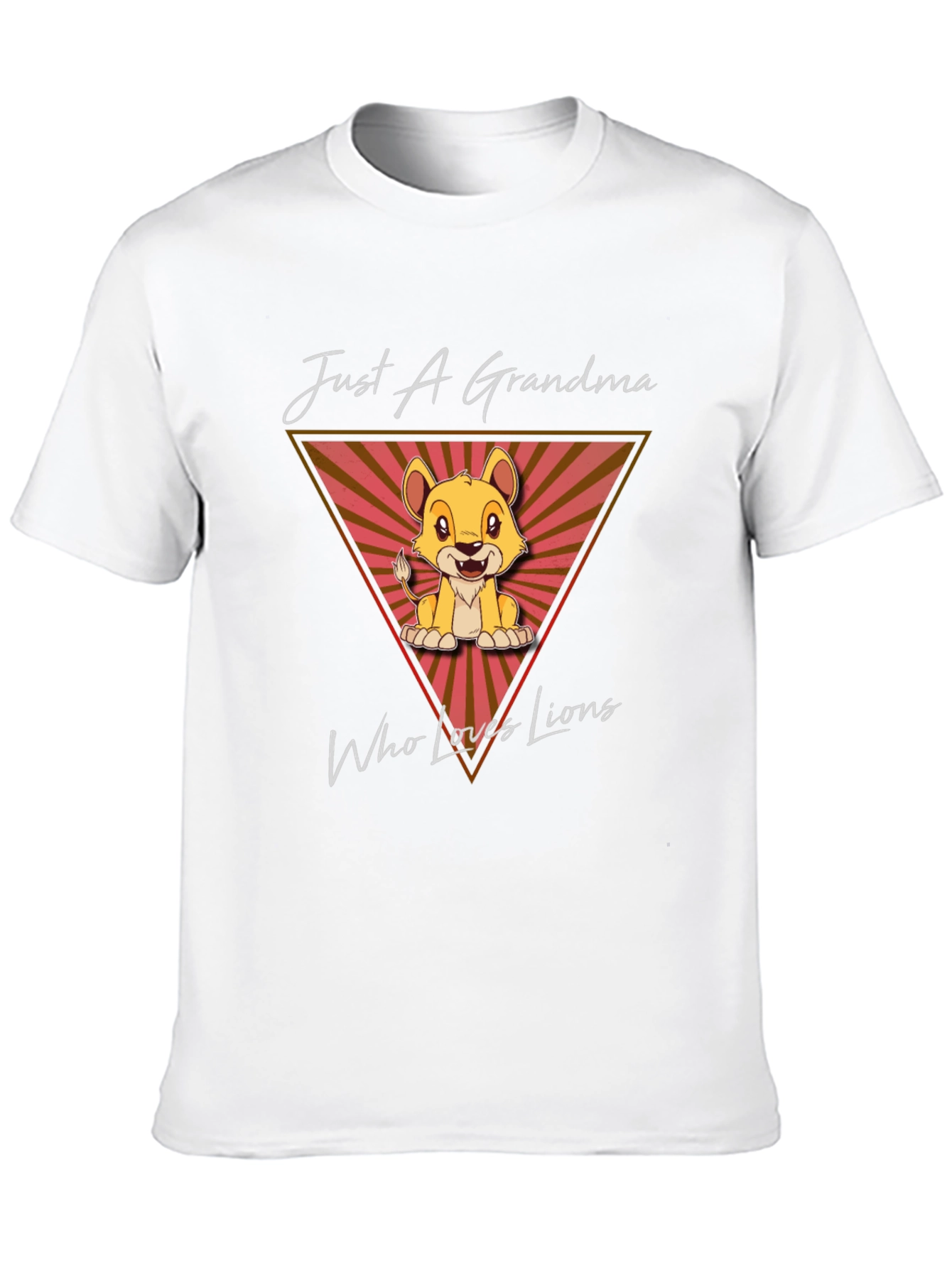 Lion Lover Grandma Graphic T-Shirt