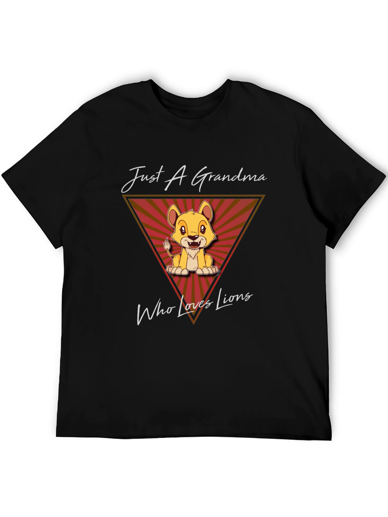 Lion Lover Grandma Graphic T-Shirt