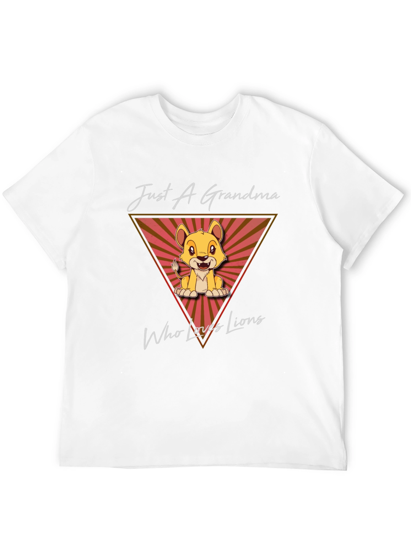 Lion Lover Grandma Graphic T-Shirt