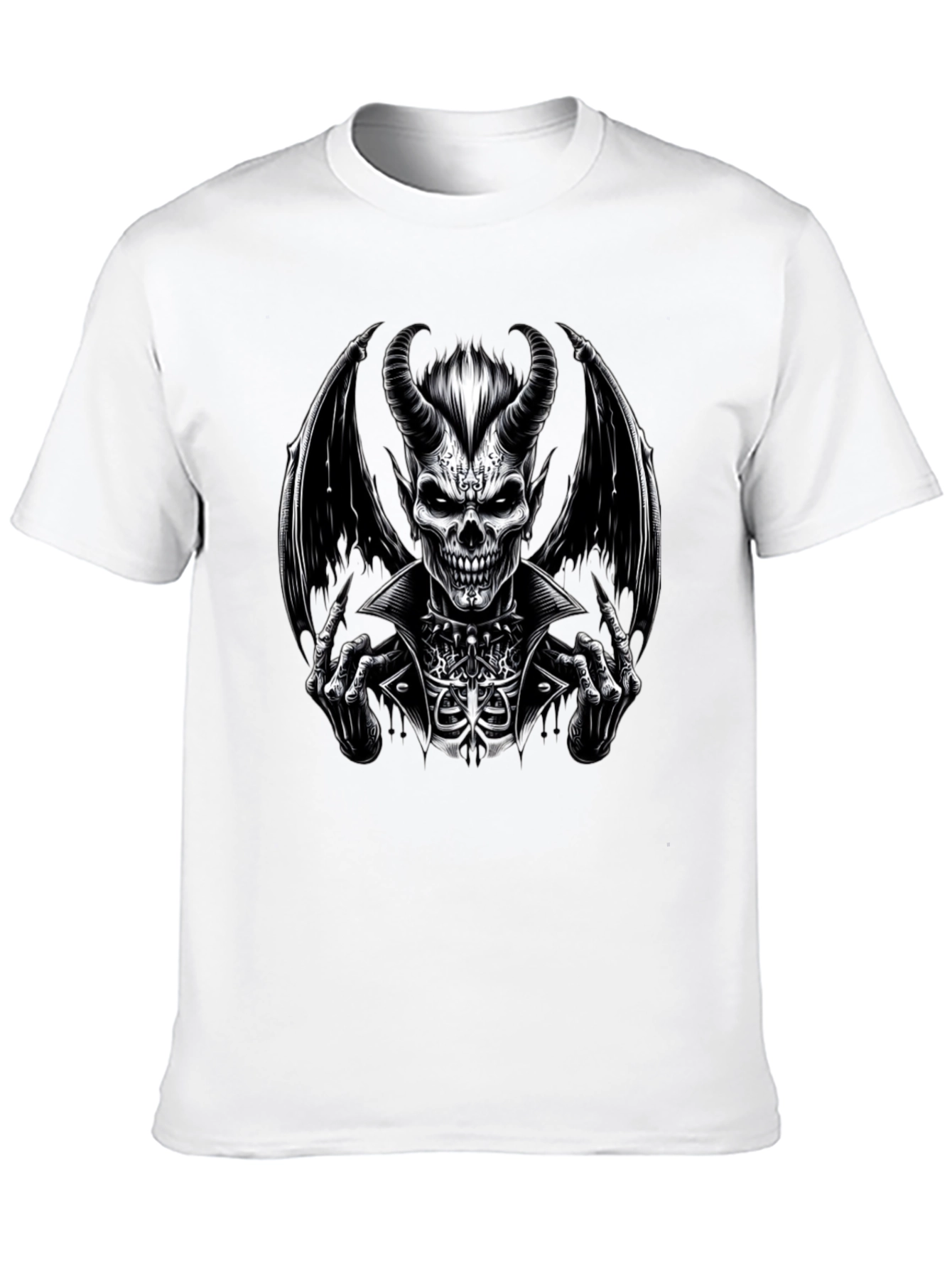 Devil Skeleton Black T-Shirt