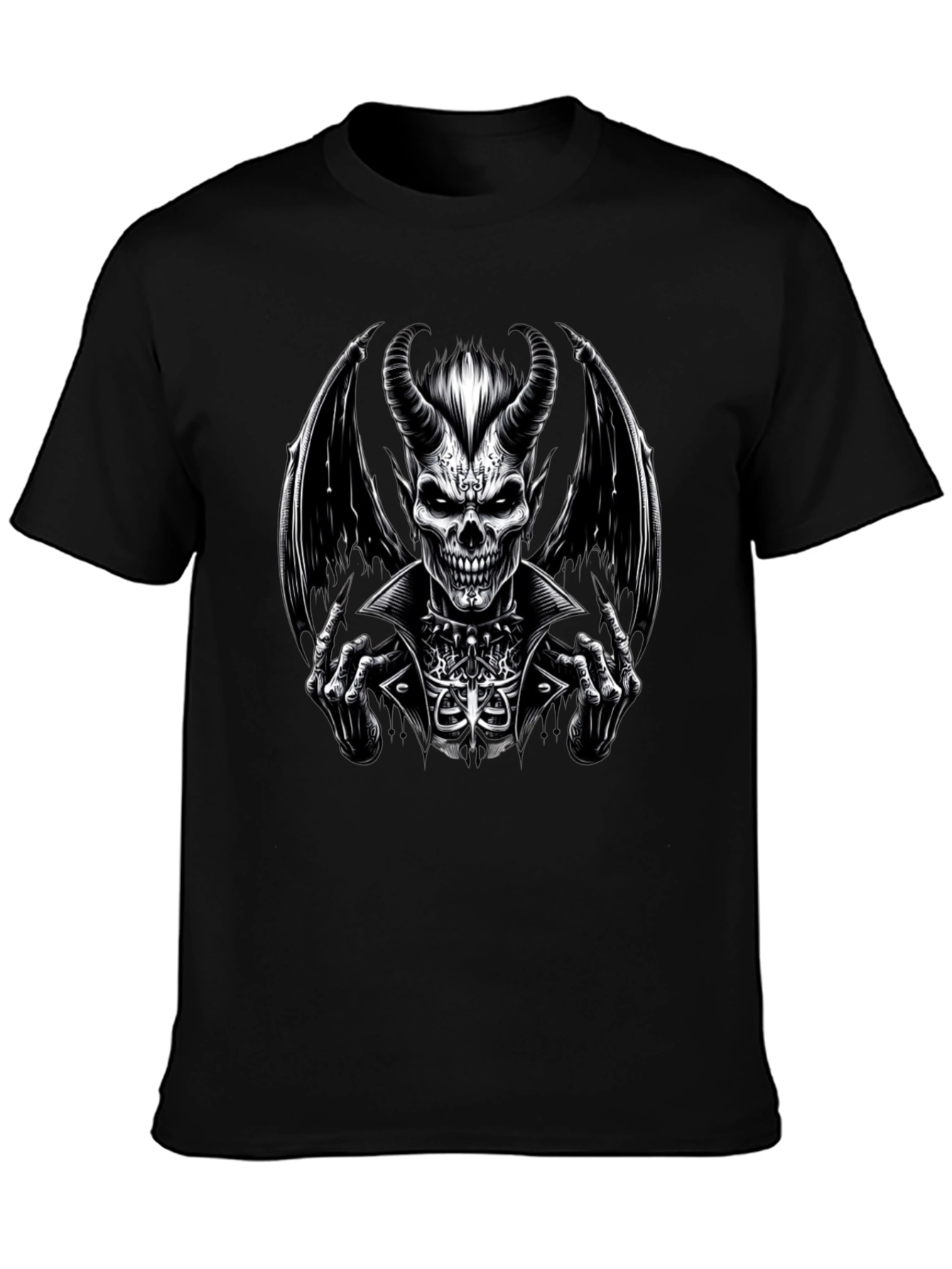Devil Skeleton Black T-Shirt