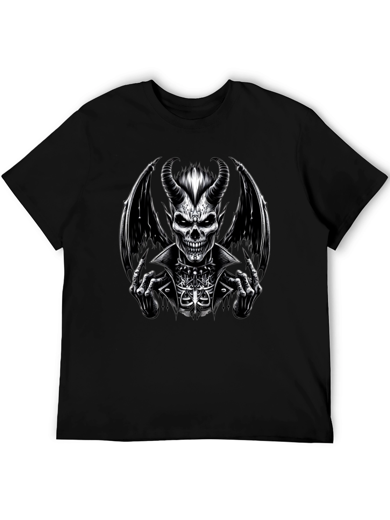Devil Skeleton Black T-Shirt
