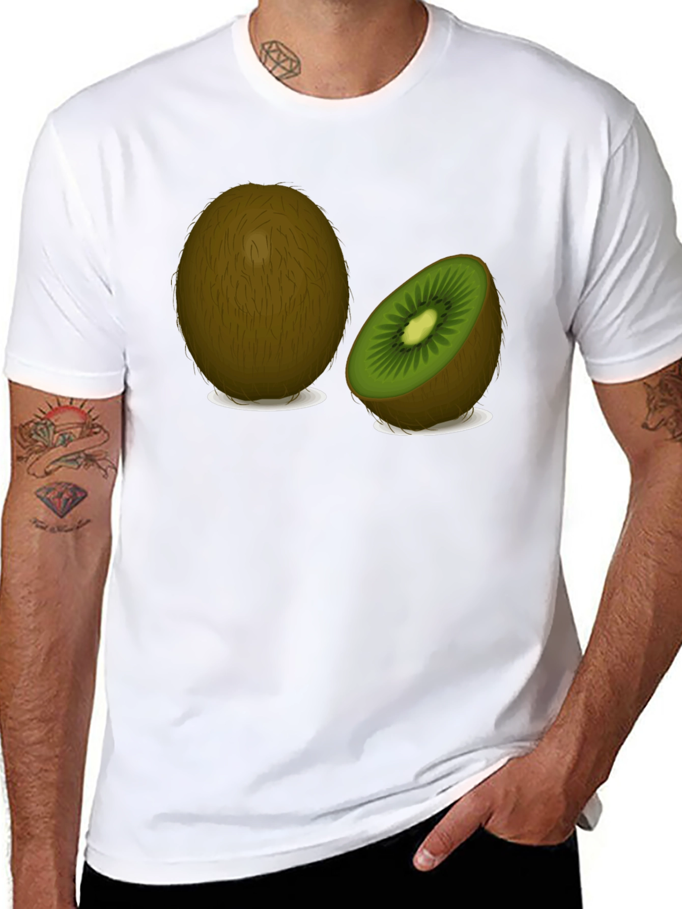 Kiwi Fruit Graphic Tee - Fresh & Fun