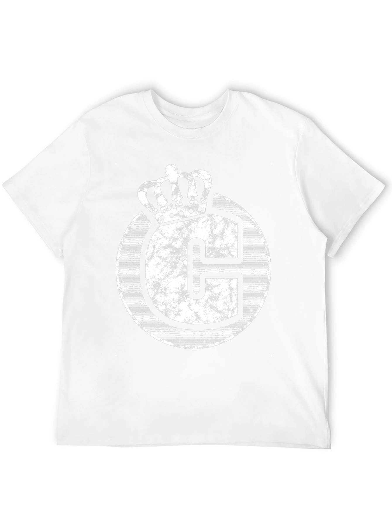 Crown Initial C Graphic Tee - Black