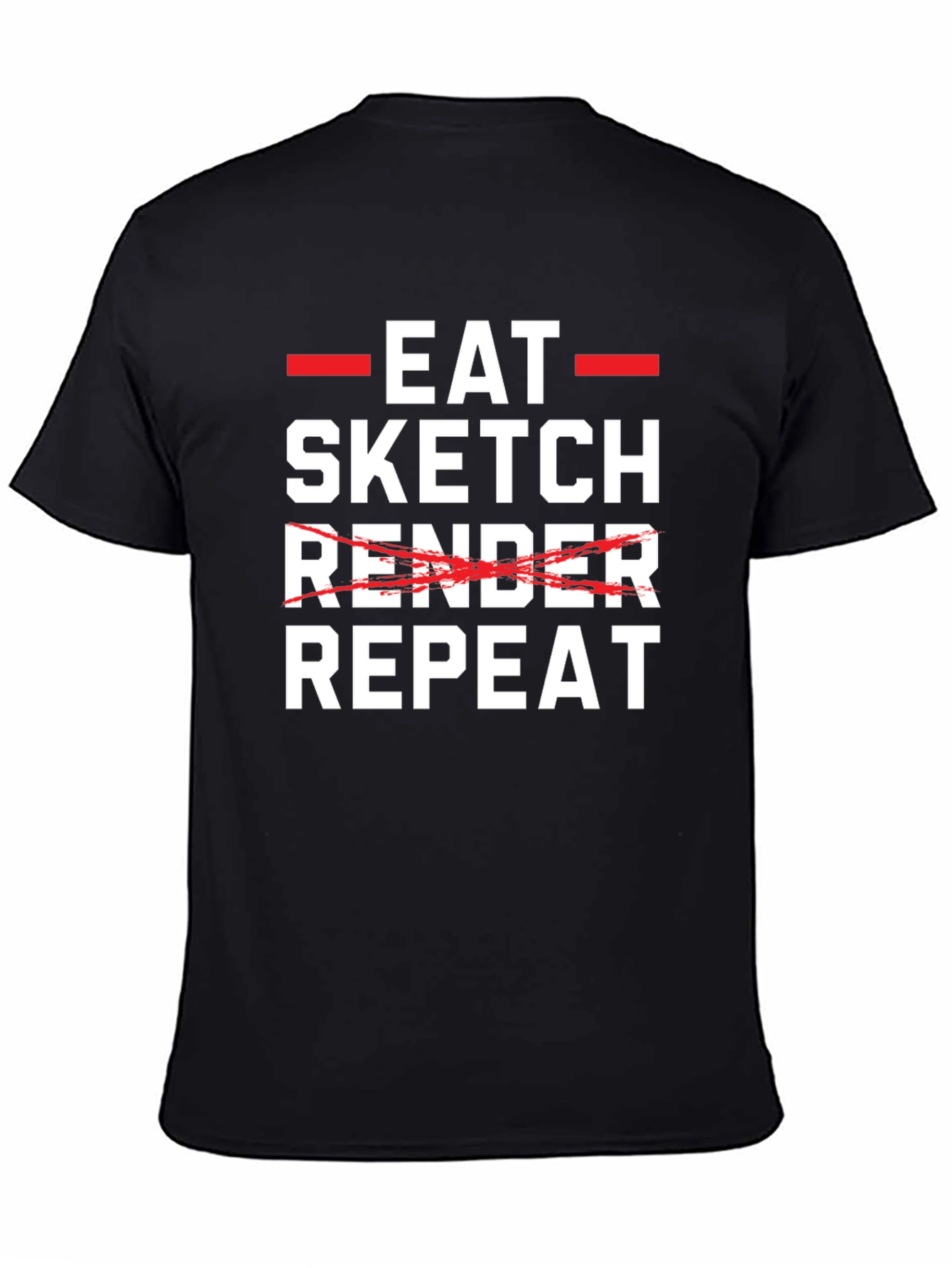 Eat Sketch Repeat Graphic Tee