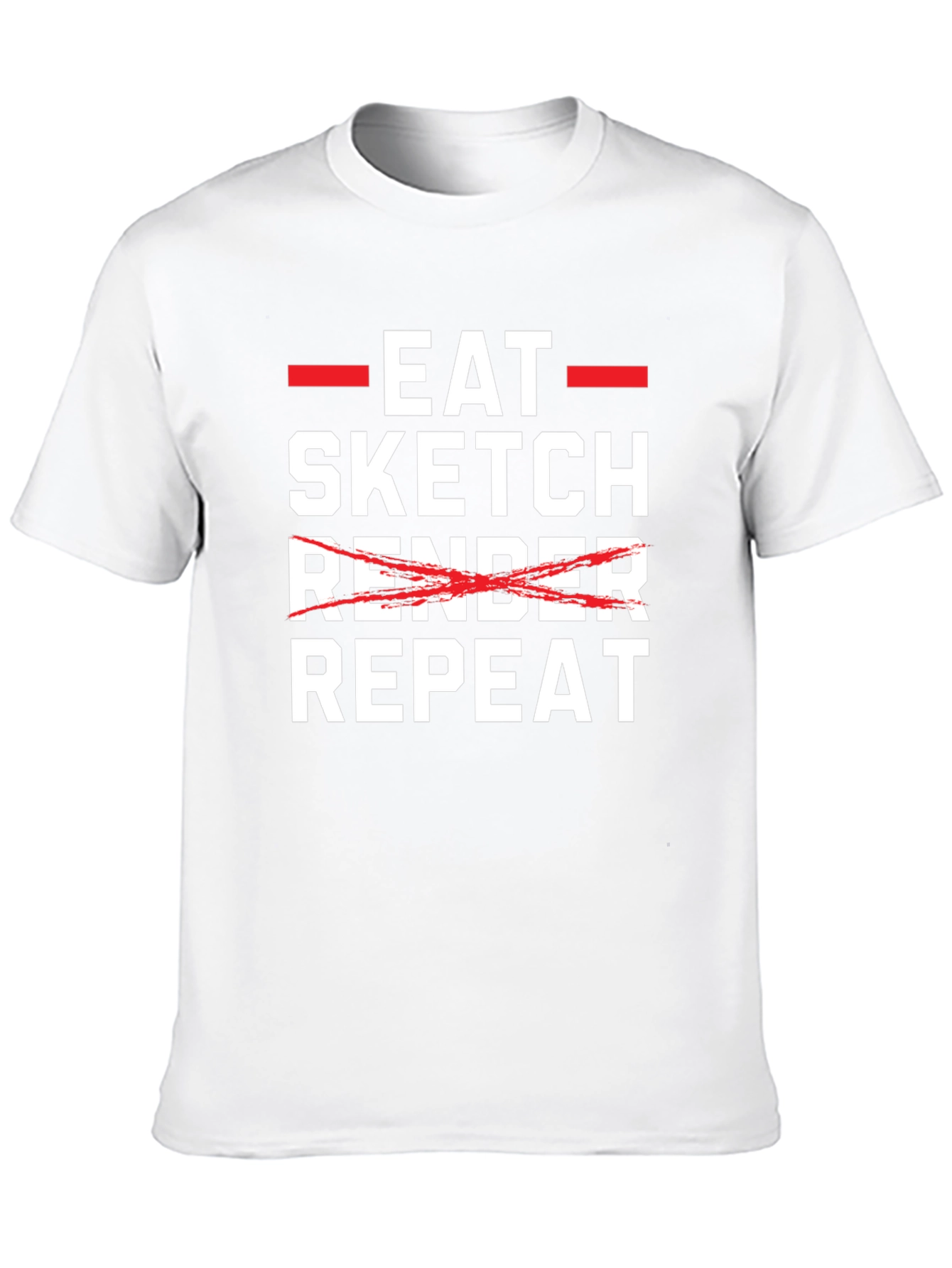 Eat Sketch Repeat Graphic Tee