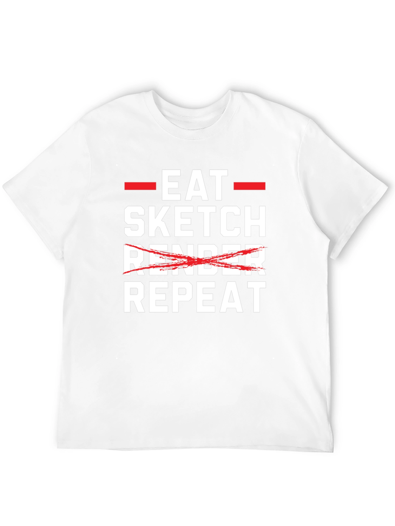 Eat Sketch Repeat Graphic Tee