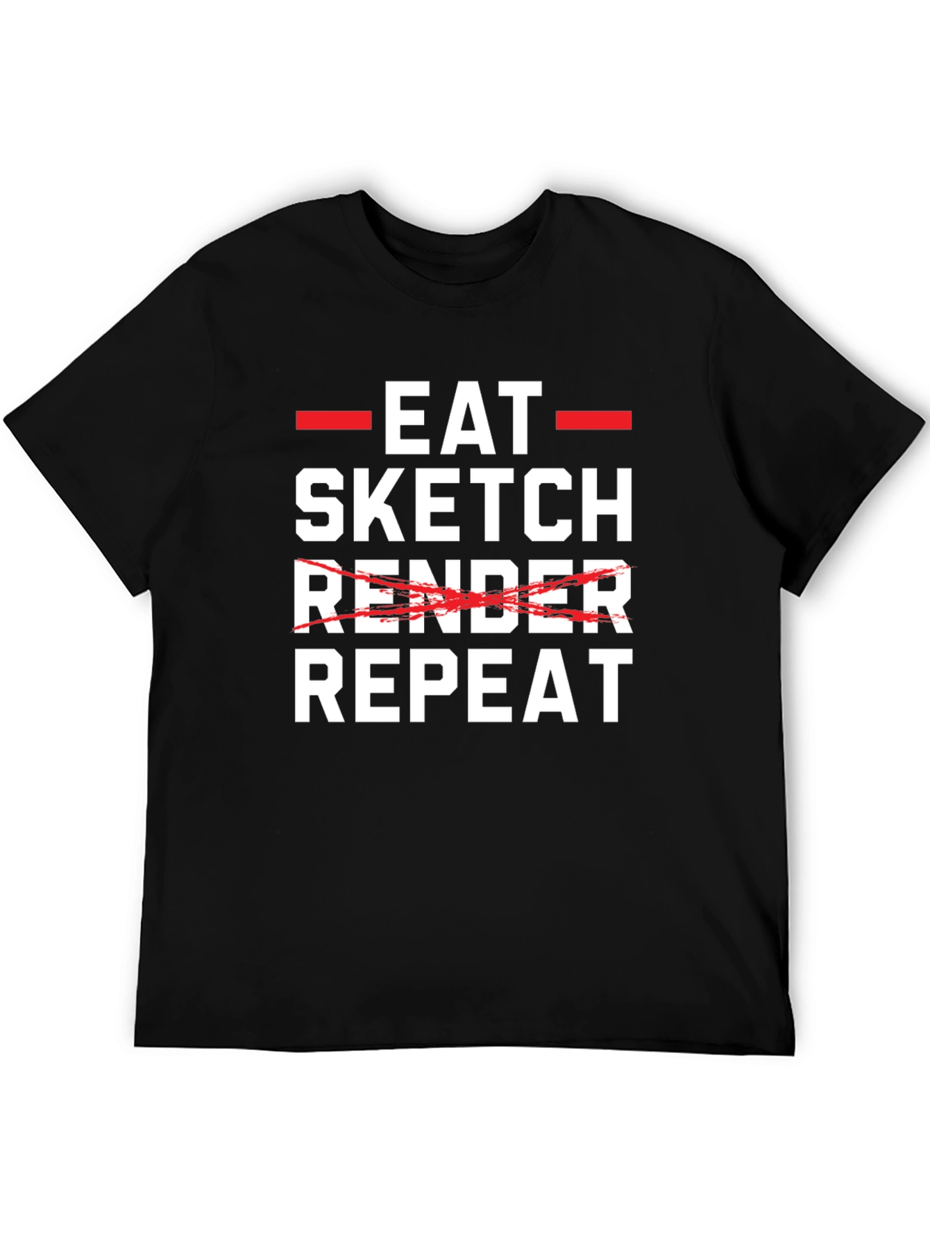 Eat Sketch Repeat Graphic Tee