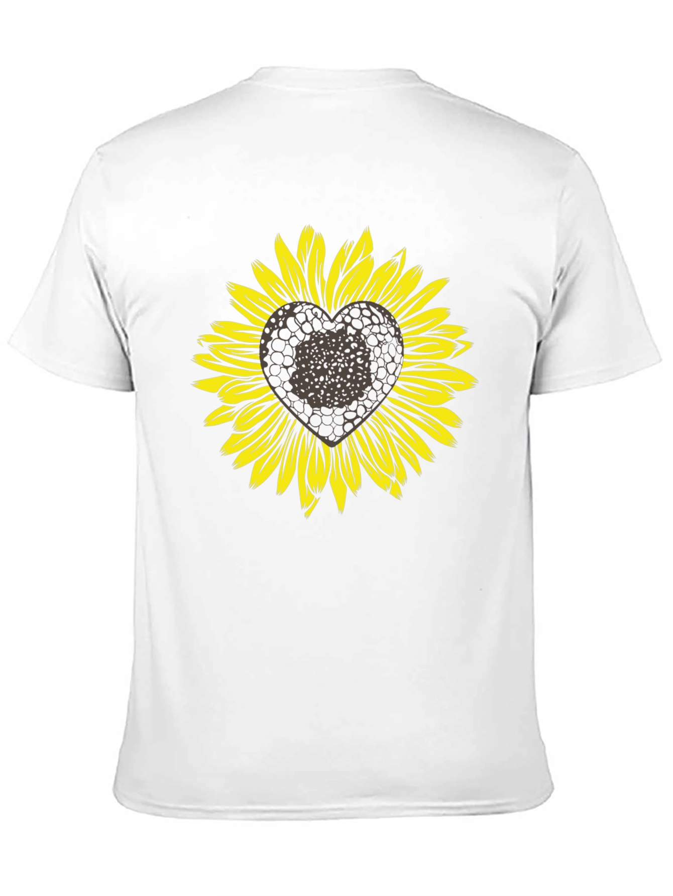 Sunflower Heart Graphic T-Shirt