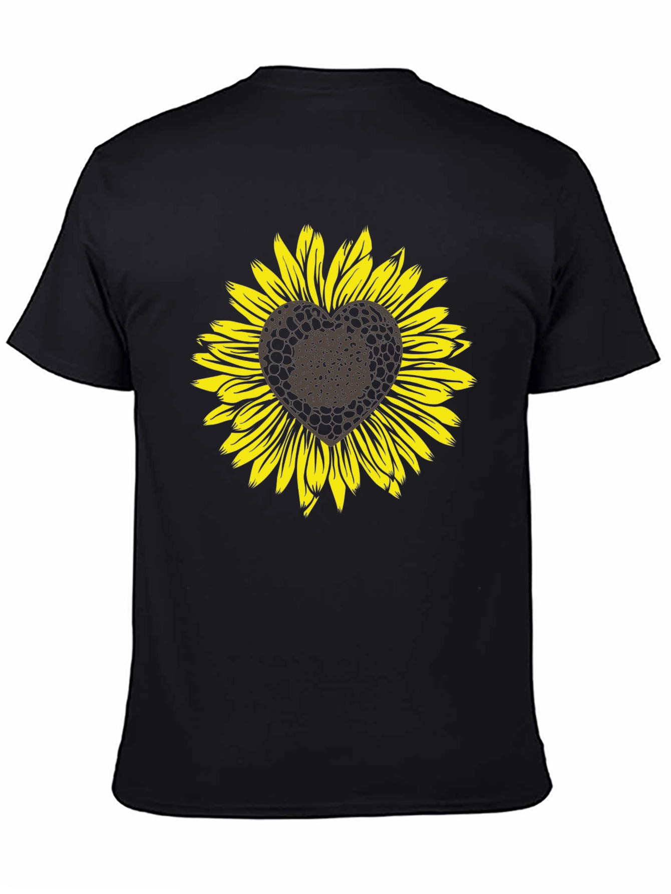 Sunflower Heart Graphic T-Shirt