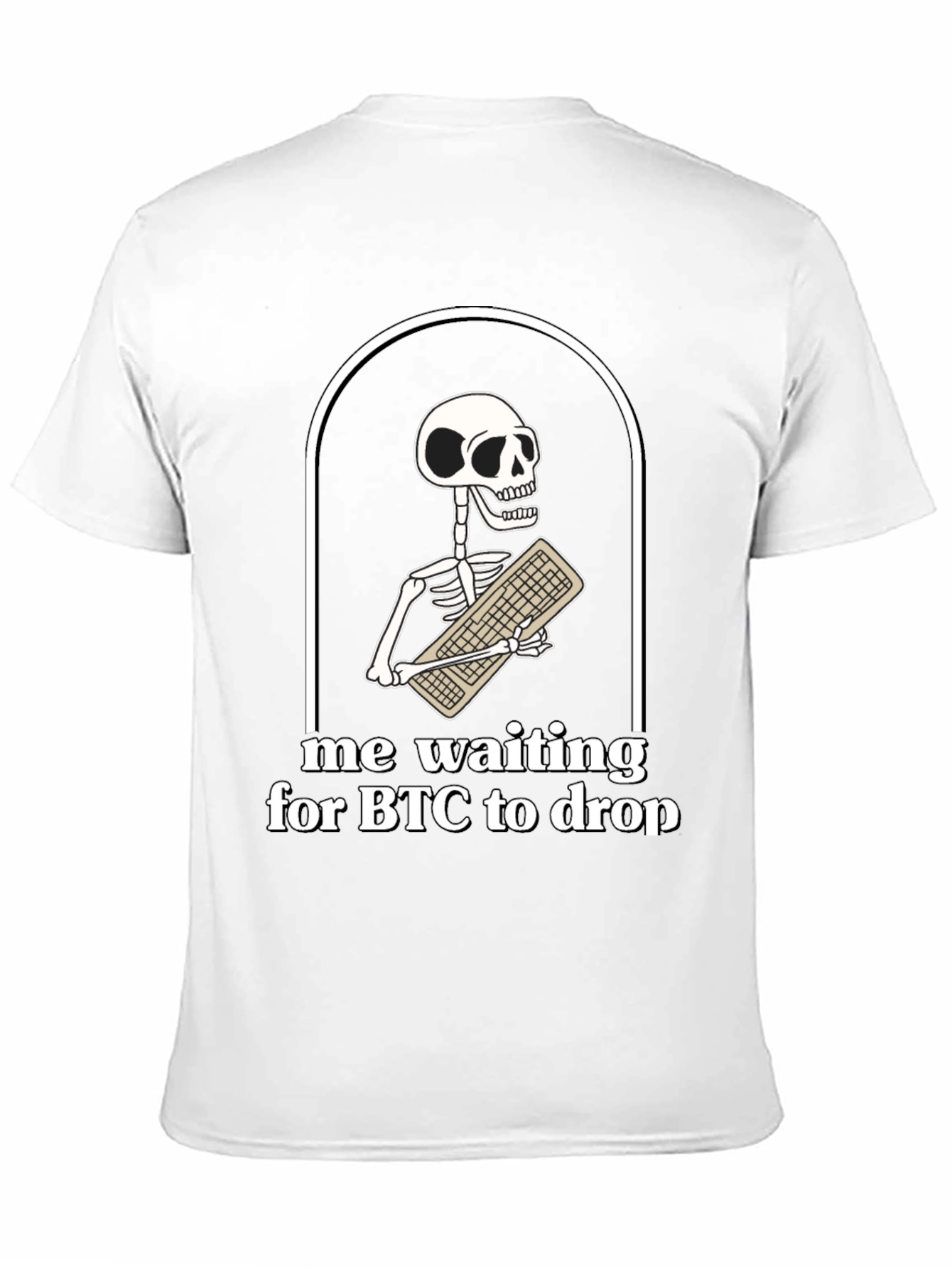 BTC Crypto Skeleton Graphic Tee