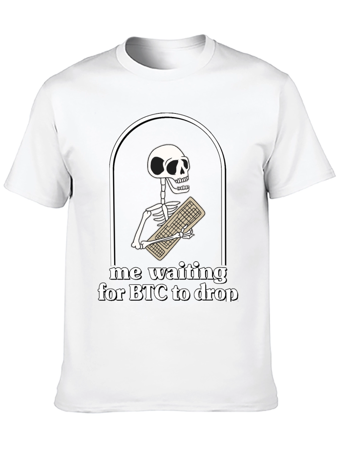 BTC Crypto Skeleton Graphic Tee