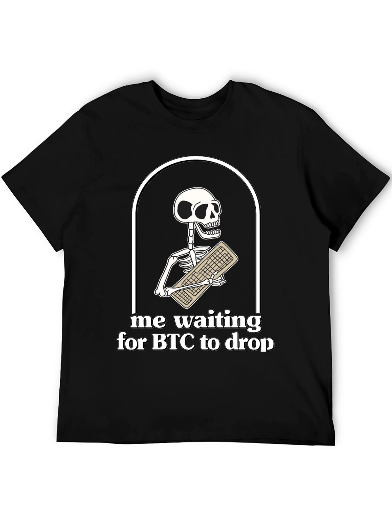 BTC Crypto Skeleton Graphic Tee