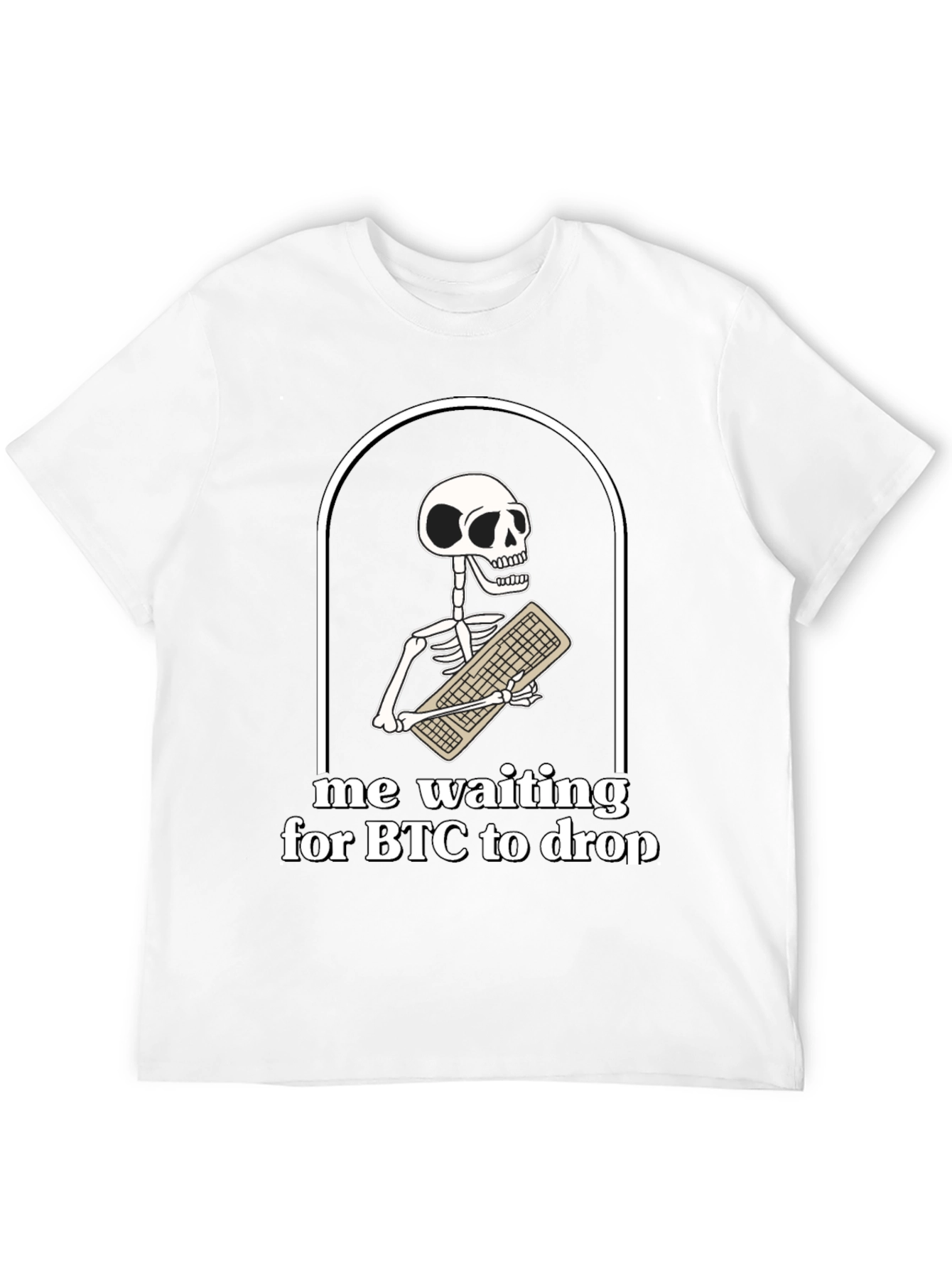 BTC Crypto Skeleton Graphic Tee
