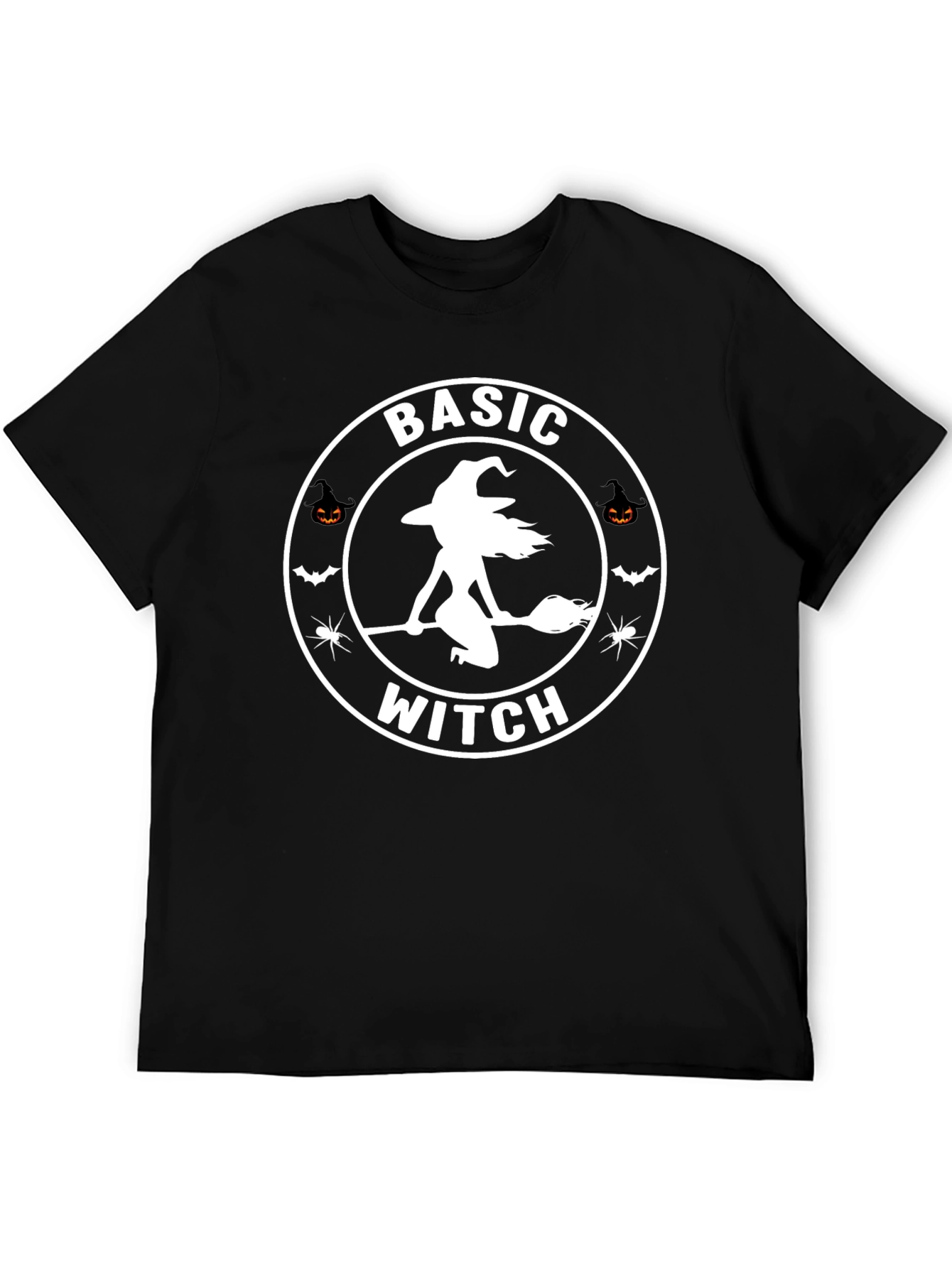 Basic Witch Graphic Tee - Halloween Apparel