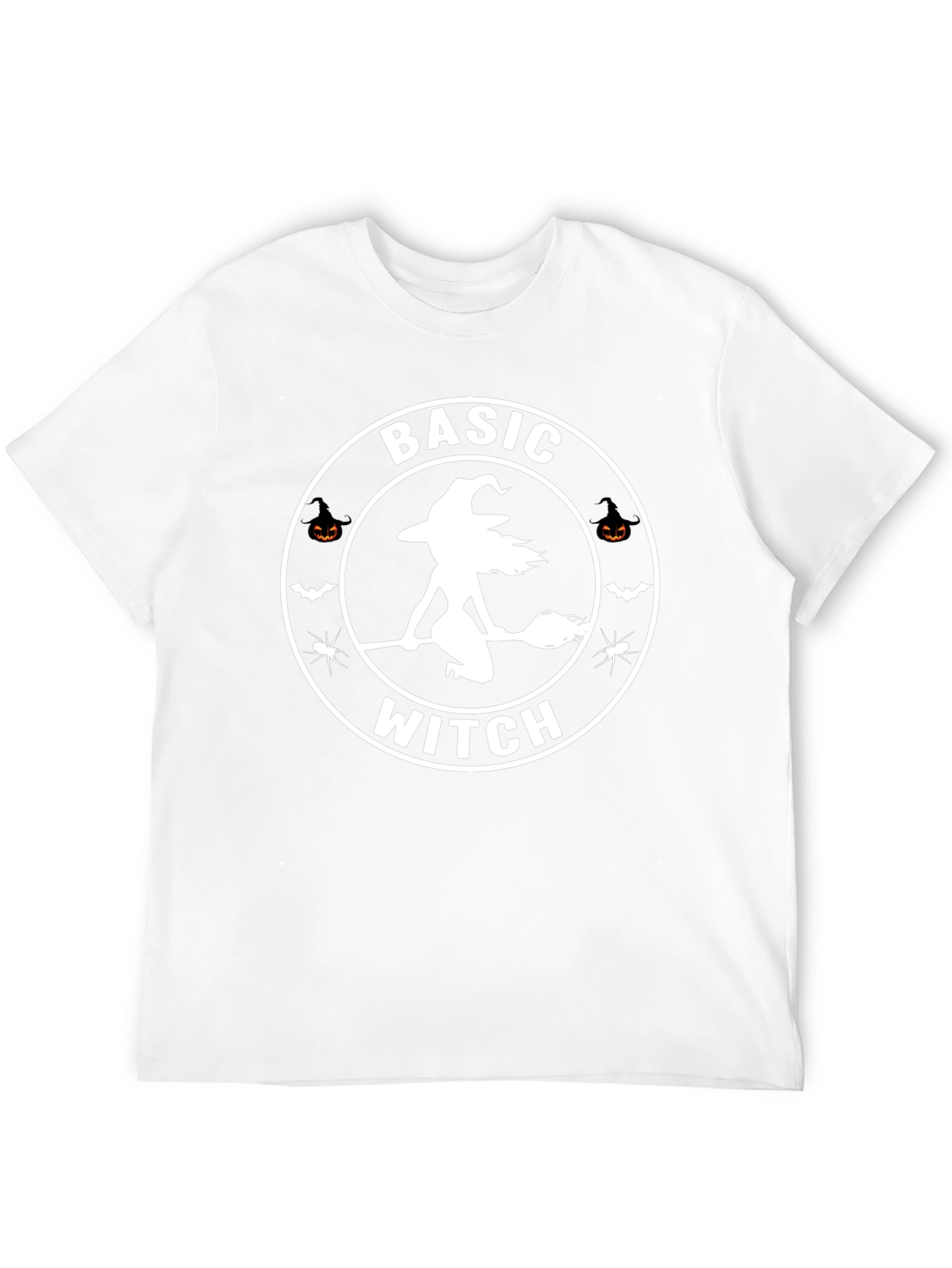Basic Witch Graphic Tee - Halloween Apparel