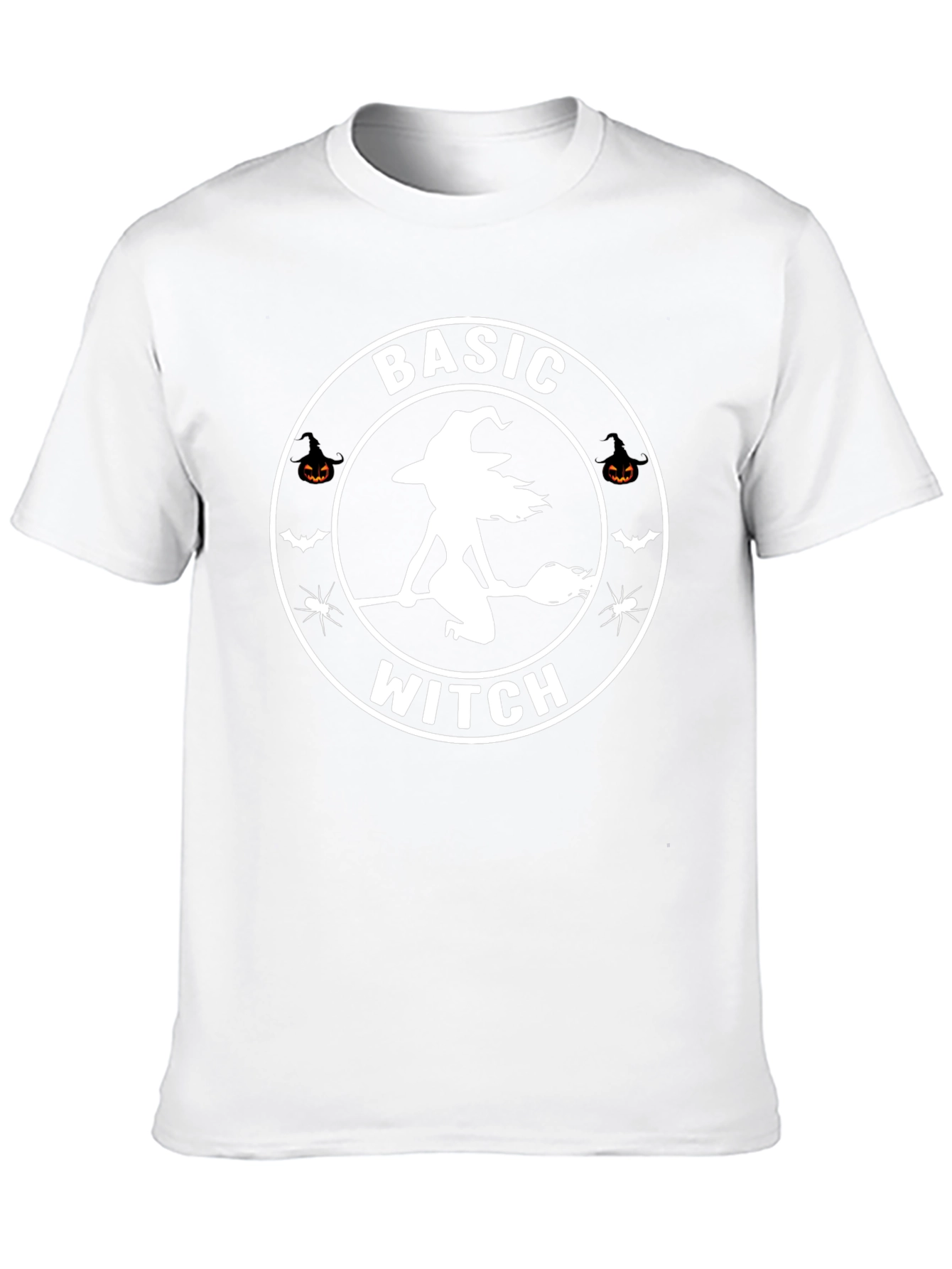 Basic Witch Graphic Tee - Halloween Apparel
