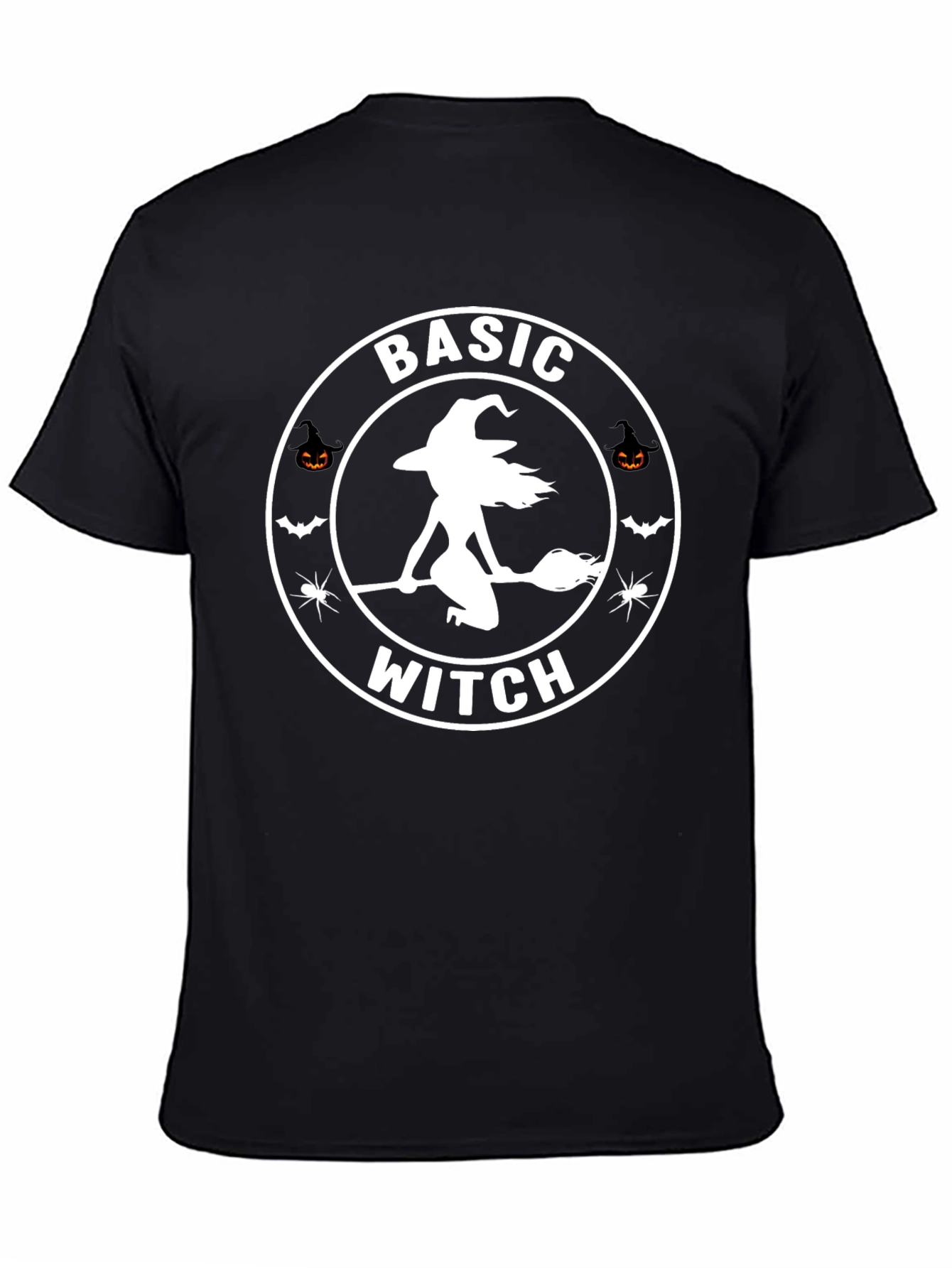 Basic Witch Graphic Tee - Halloween Apparel