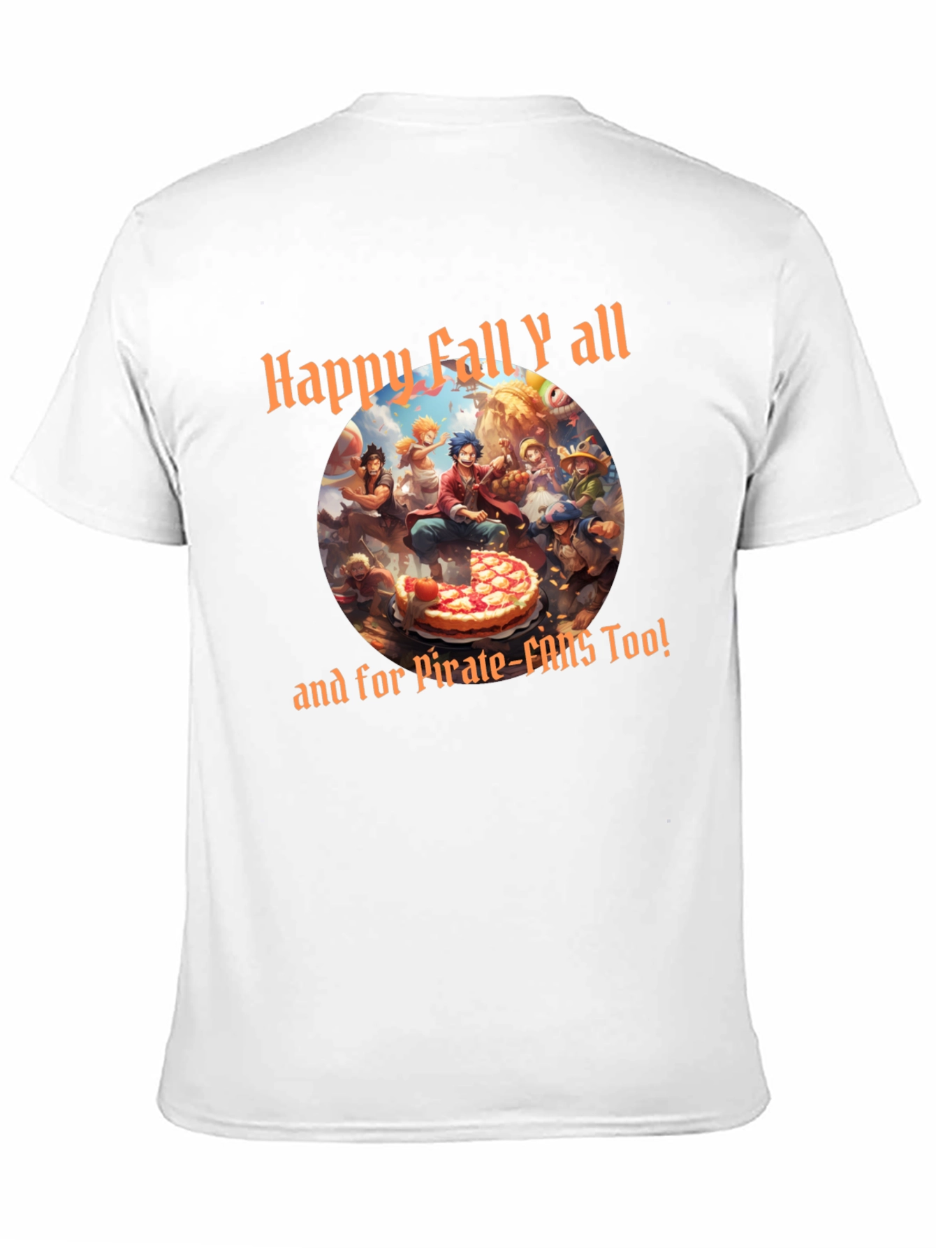 Happy Fall One Piece Anime T-Shirt