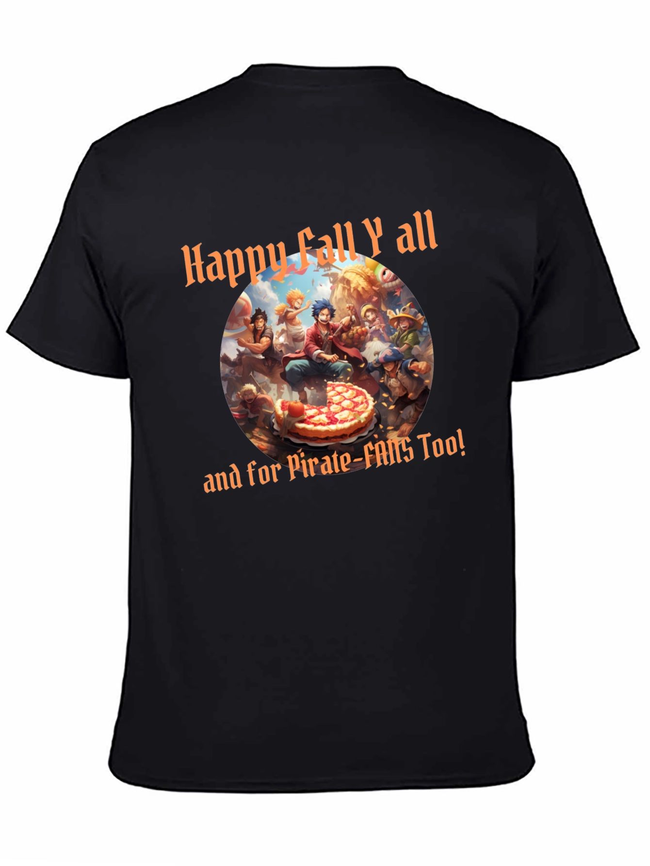 Happy Fall One Piece Anime T-Shirt