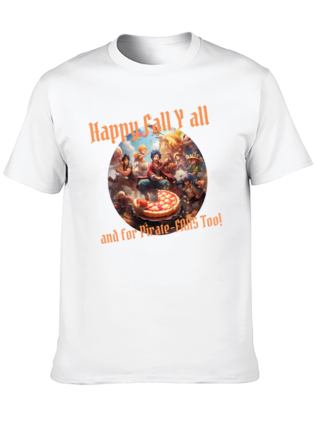 Happy Fall One Piece Anime T-Shirt