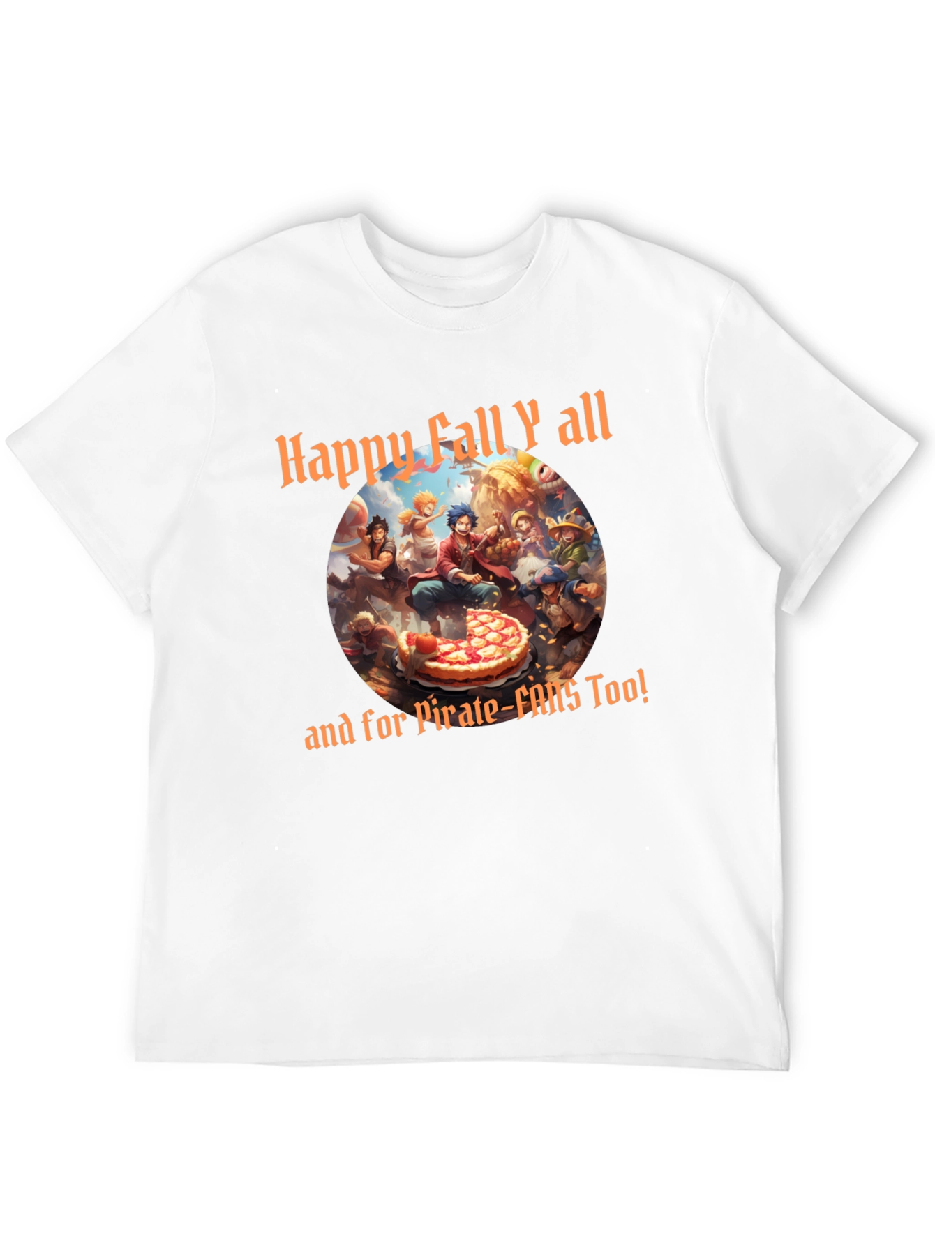 Happy Fall One Piece Anime T-Shirt