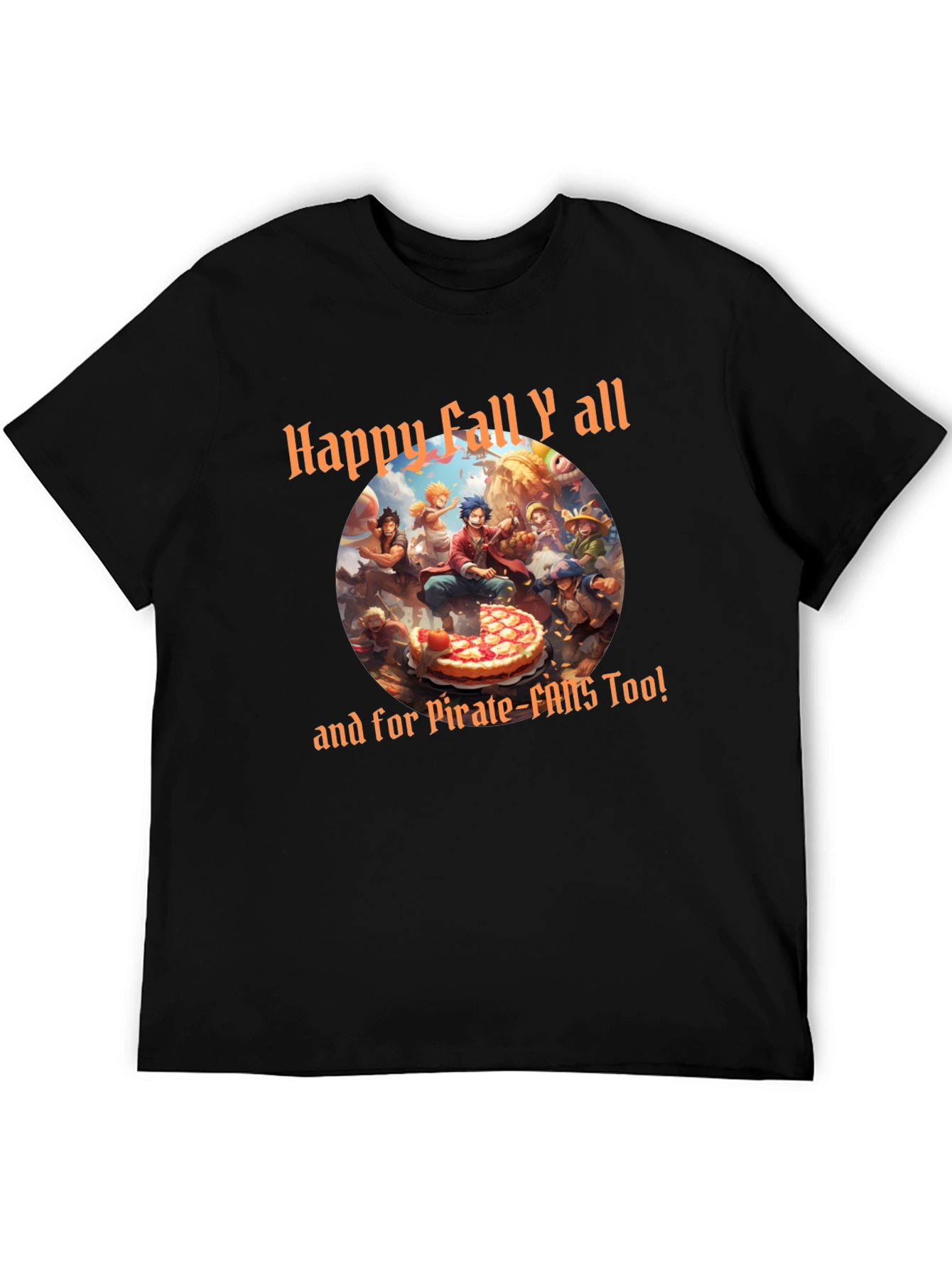 Happy Fall One Piece Anime T-Shirt
