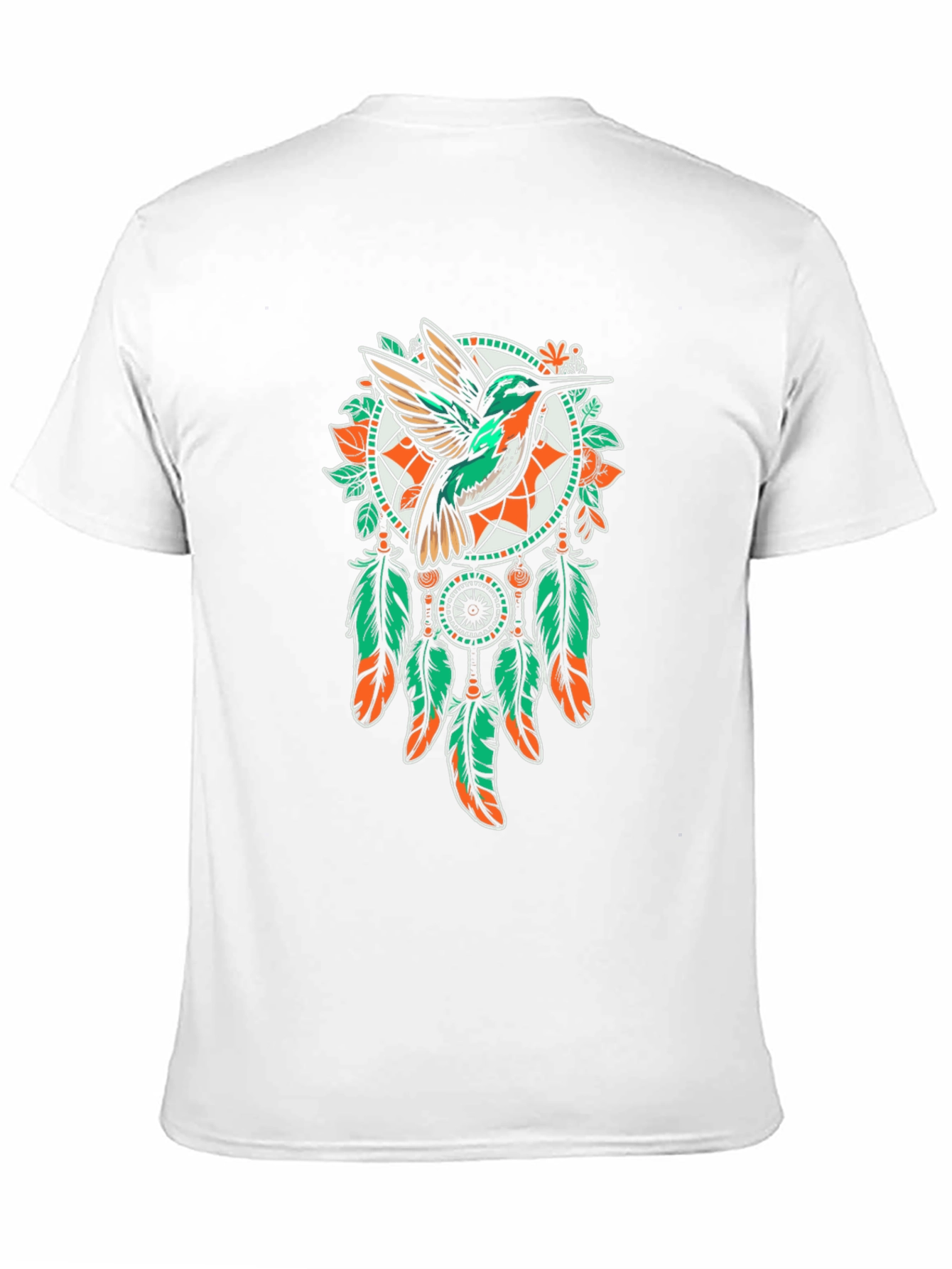 Hummingbird Dreamcatcher T-Shirt - Unique Graphic Tee