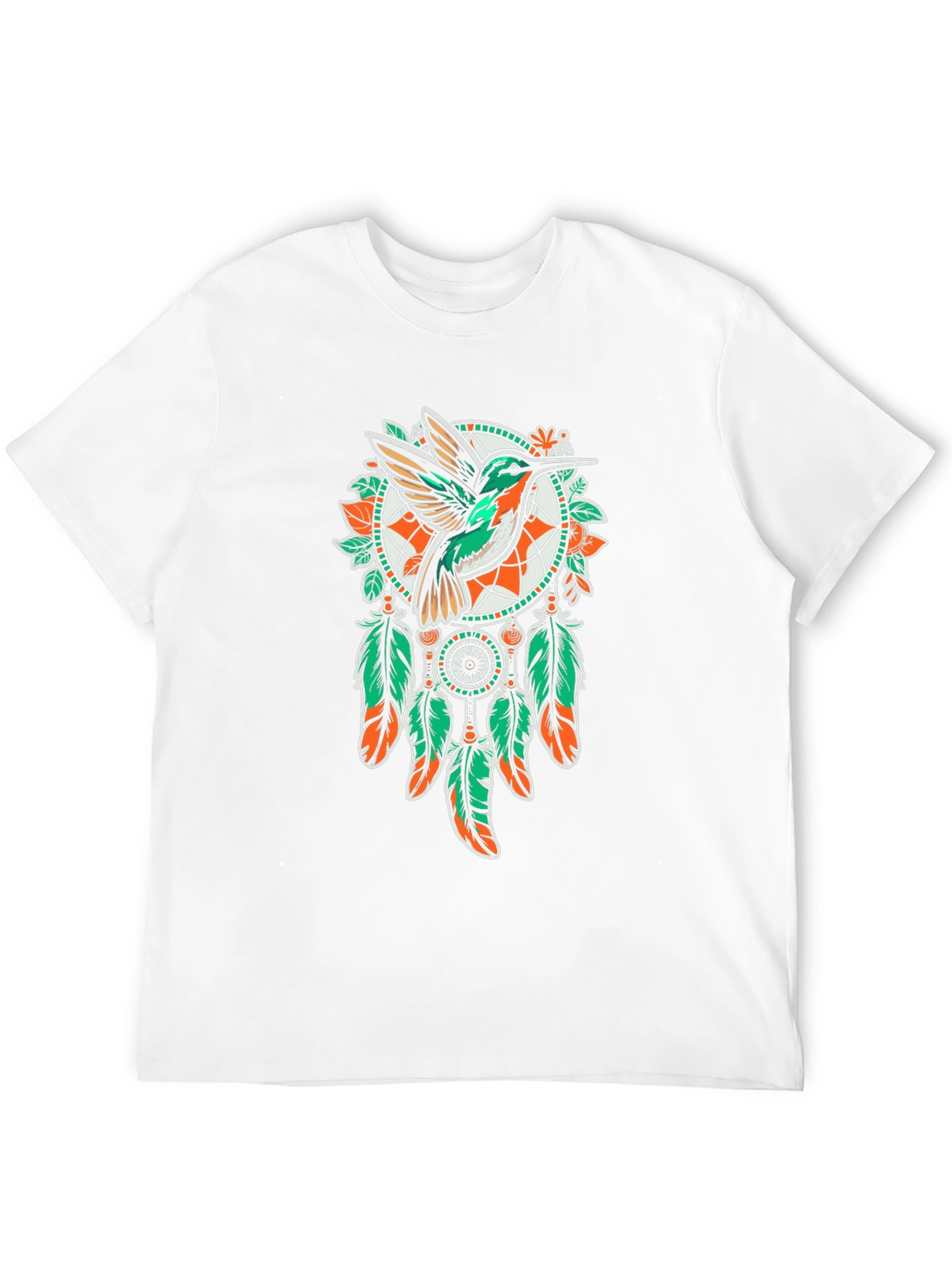 Hummingbird Dreamcatcher T-Shirt - Unique Graphic Tee