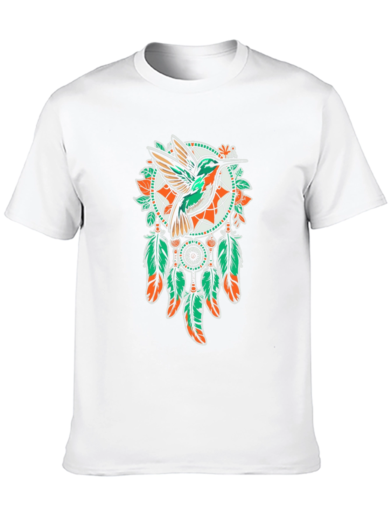 Hummingbird Dreamcatcher T-Shirt - Unique Graphic Tee