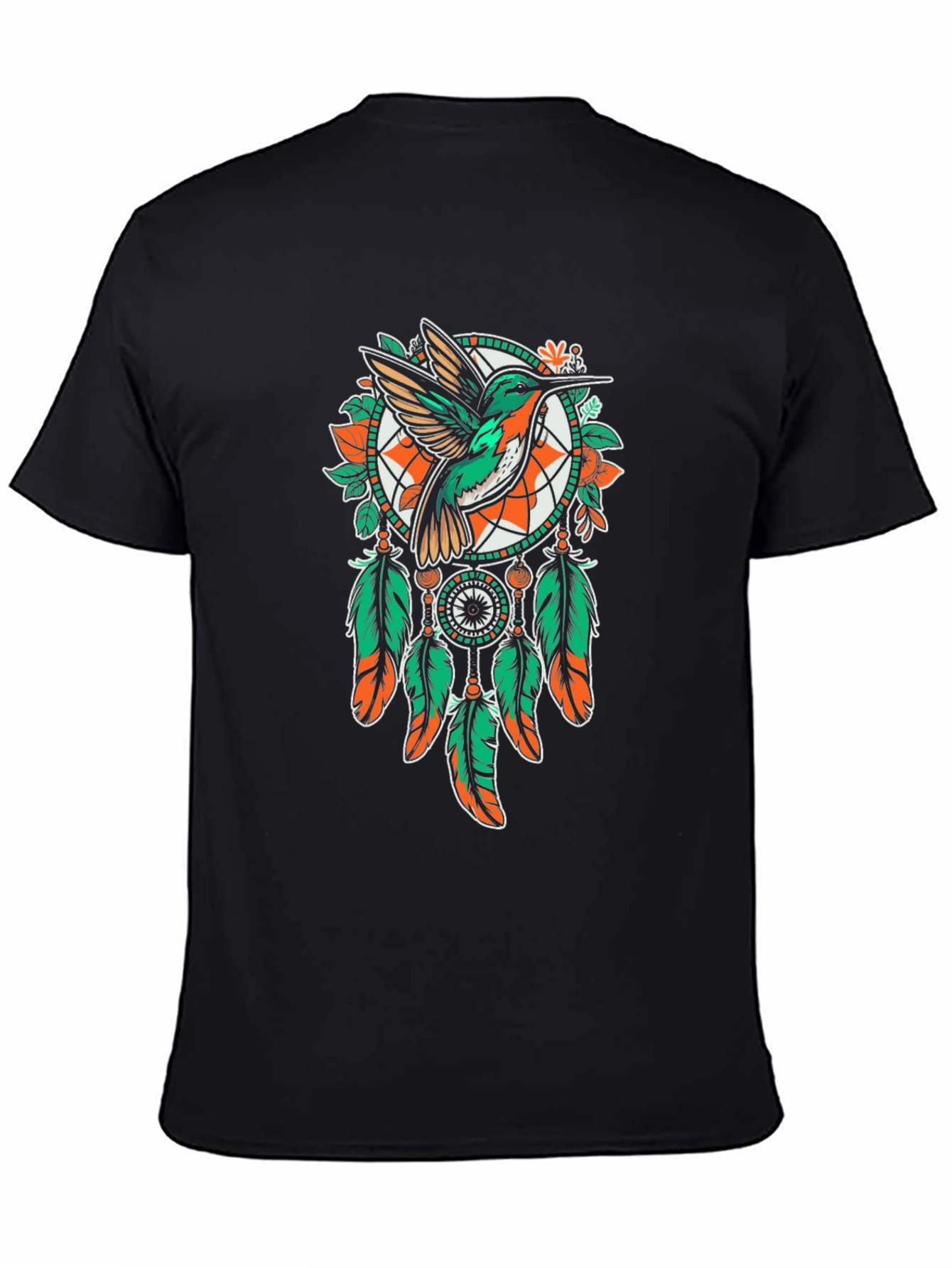Hummingbird Dreamcatcher T-Shirt - Unique Graphic Tee