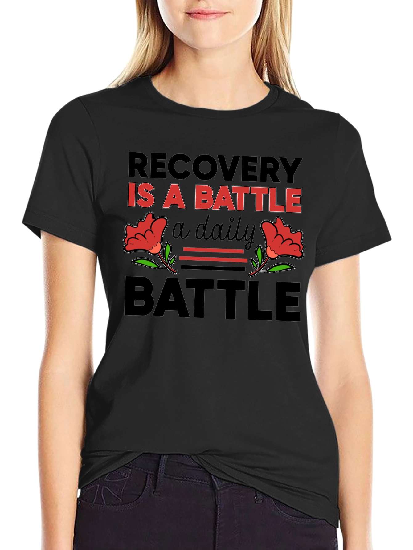 Recovery is a Battle T-Shirt