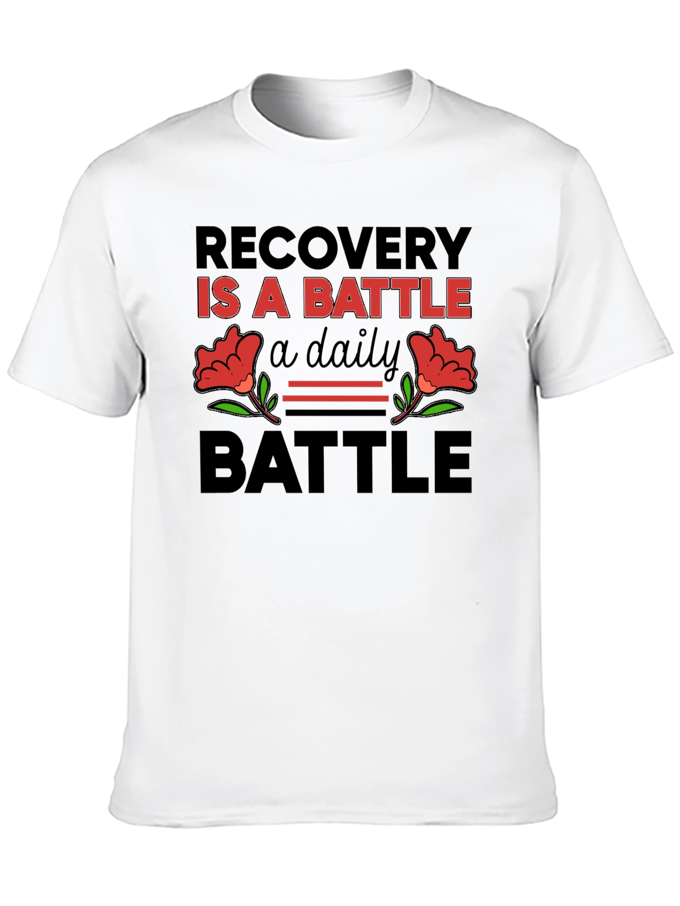 Recovery is a Battle T-Shirt
