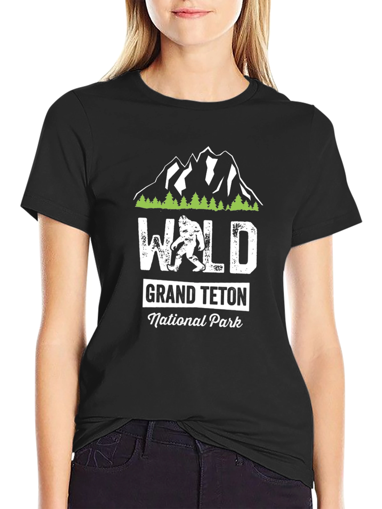 Grand Teton National Park Bigfoot T-Shirt