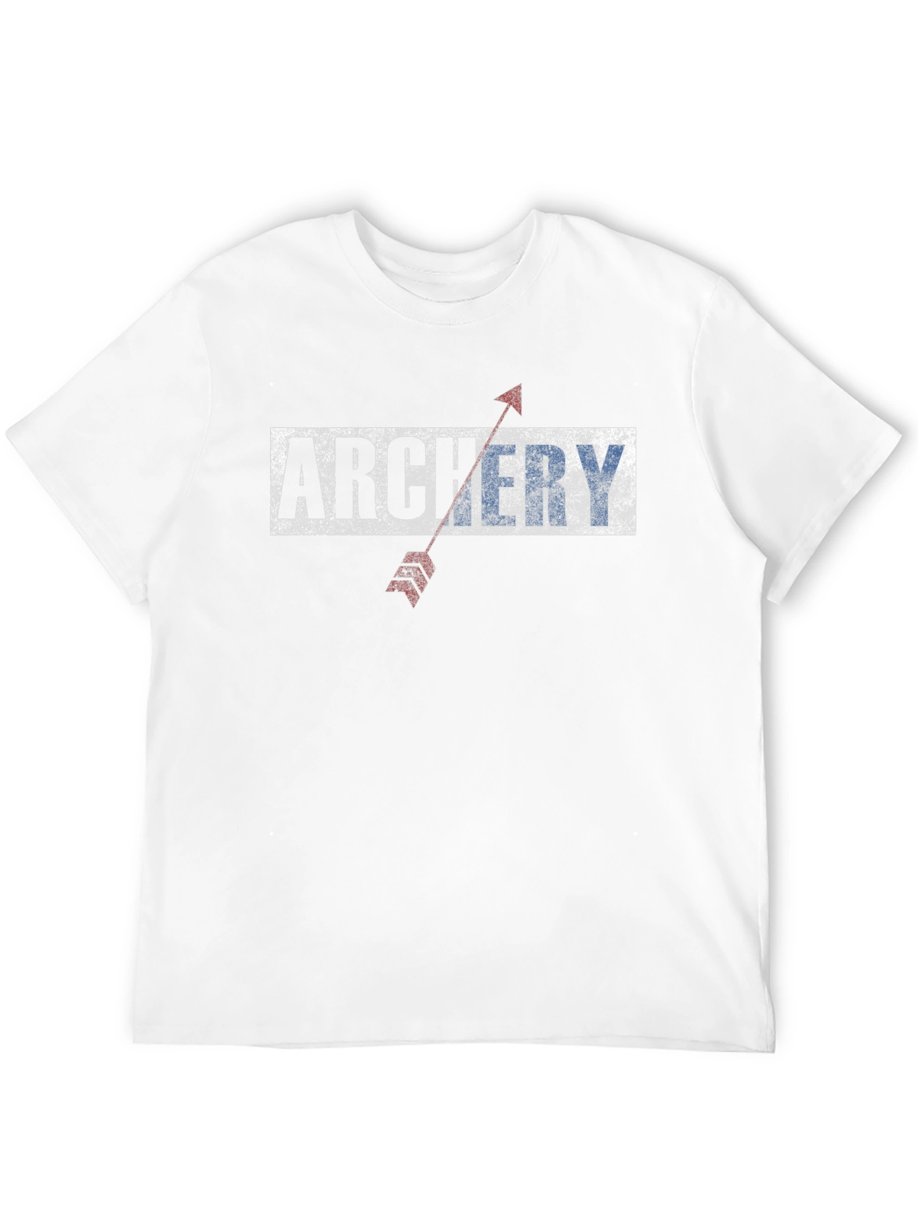 Archery Arrow Graphic Tee - Black Cotton Casual T-Shirt