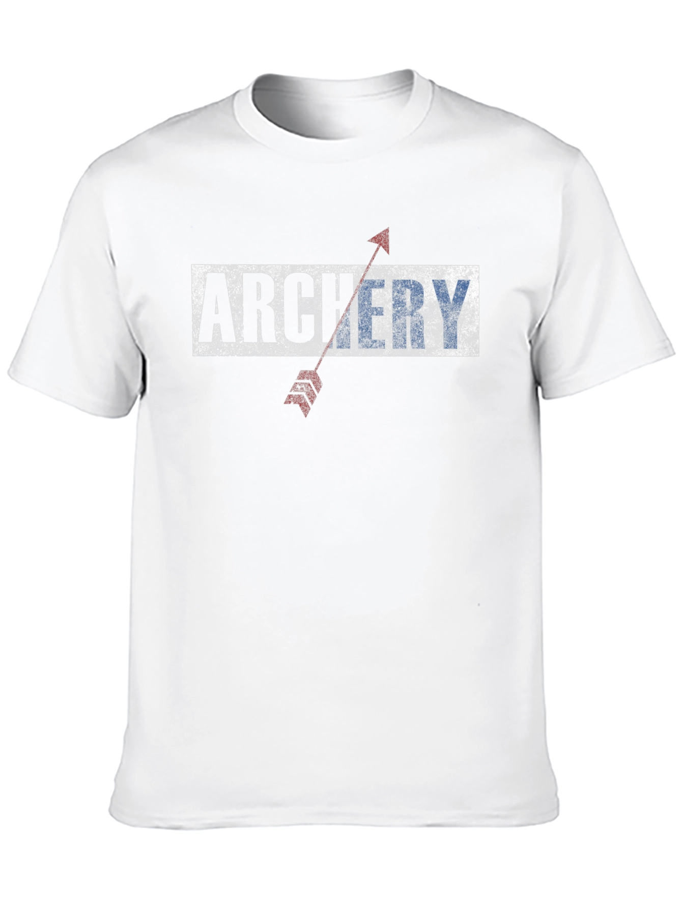 Archery Arrow Graphic Tee - Black Cotton Casual T-Shirt