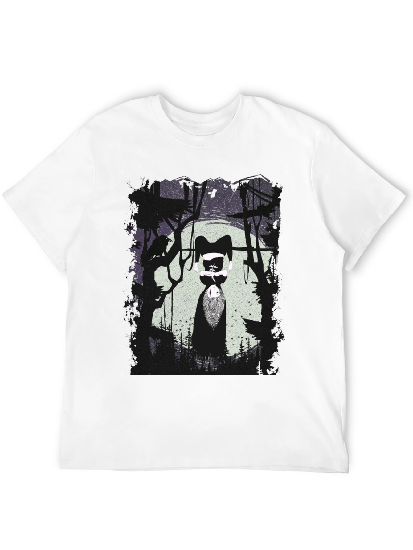 Upside Down Forest Graphic T-Shirt