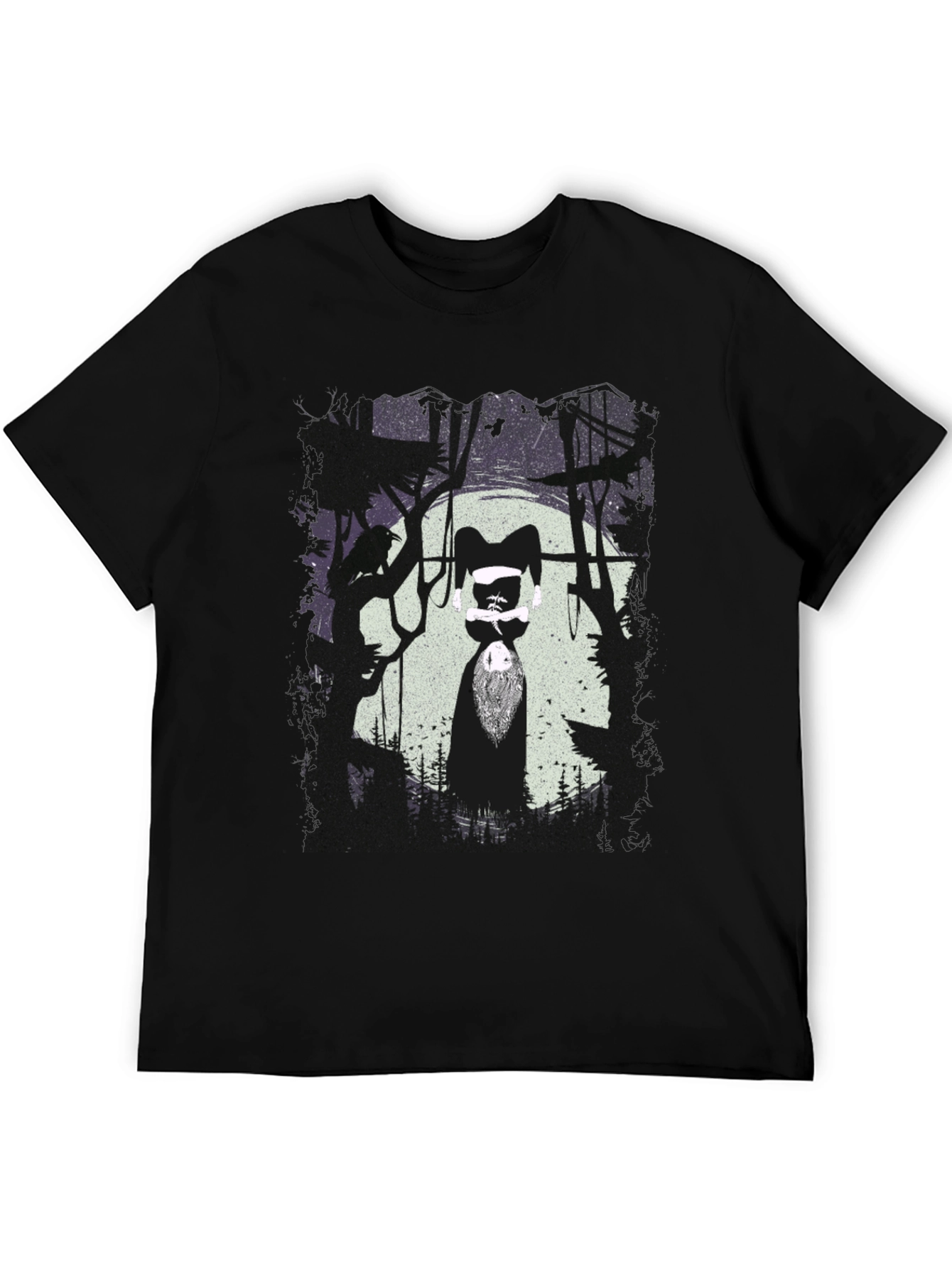 Upside Down Forest Graphic T-Shirt