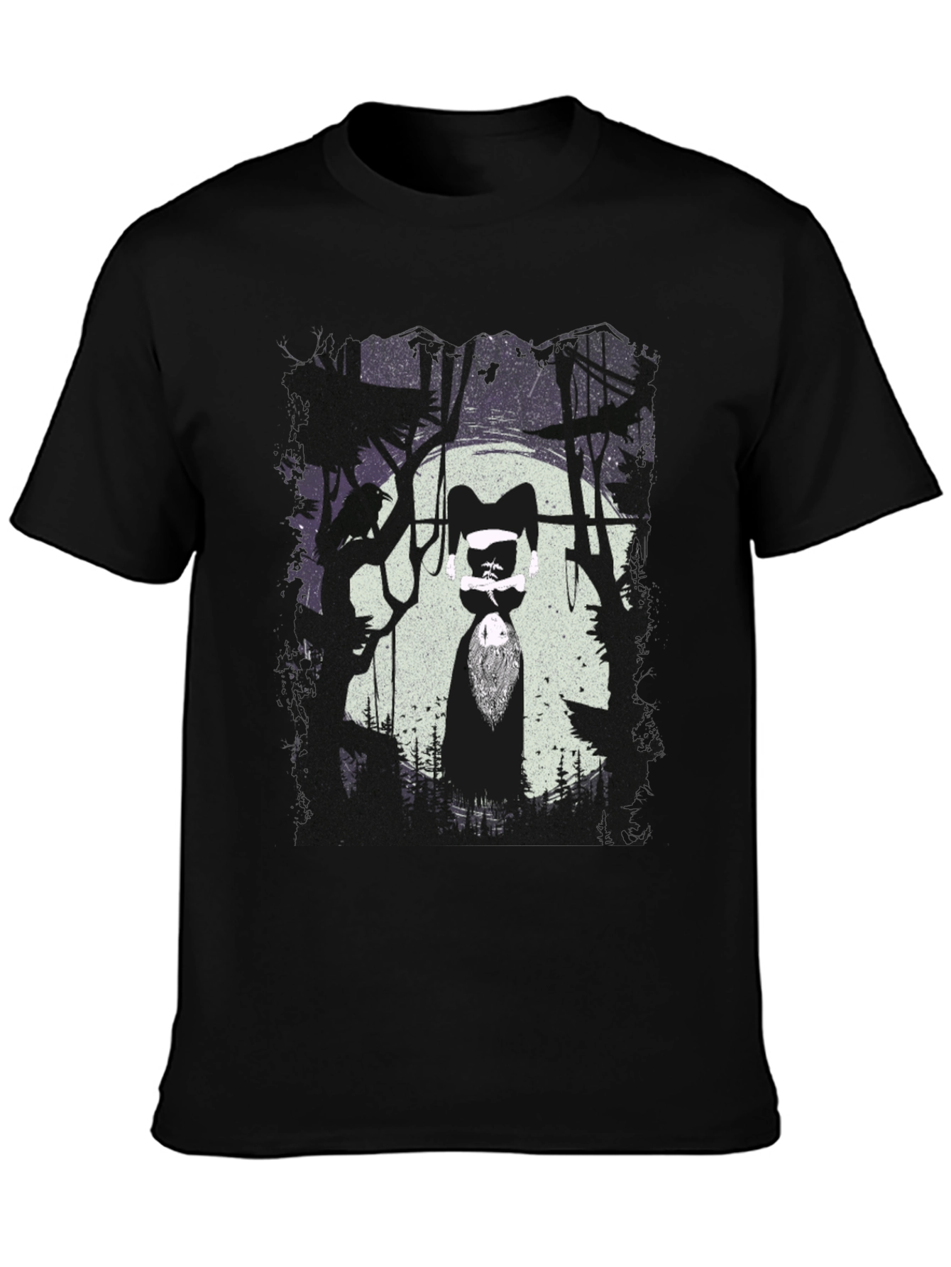 Upside Down Forest Graphic T-Shirt