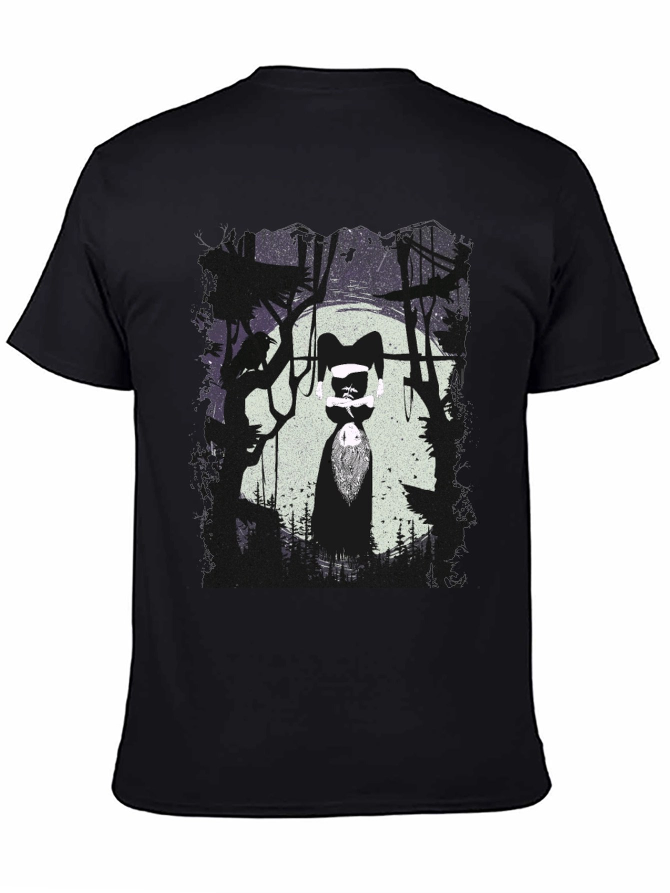 Upside Down Forest Graphic T-Shirt