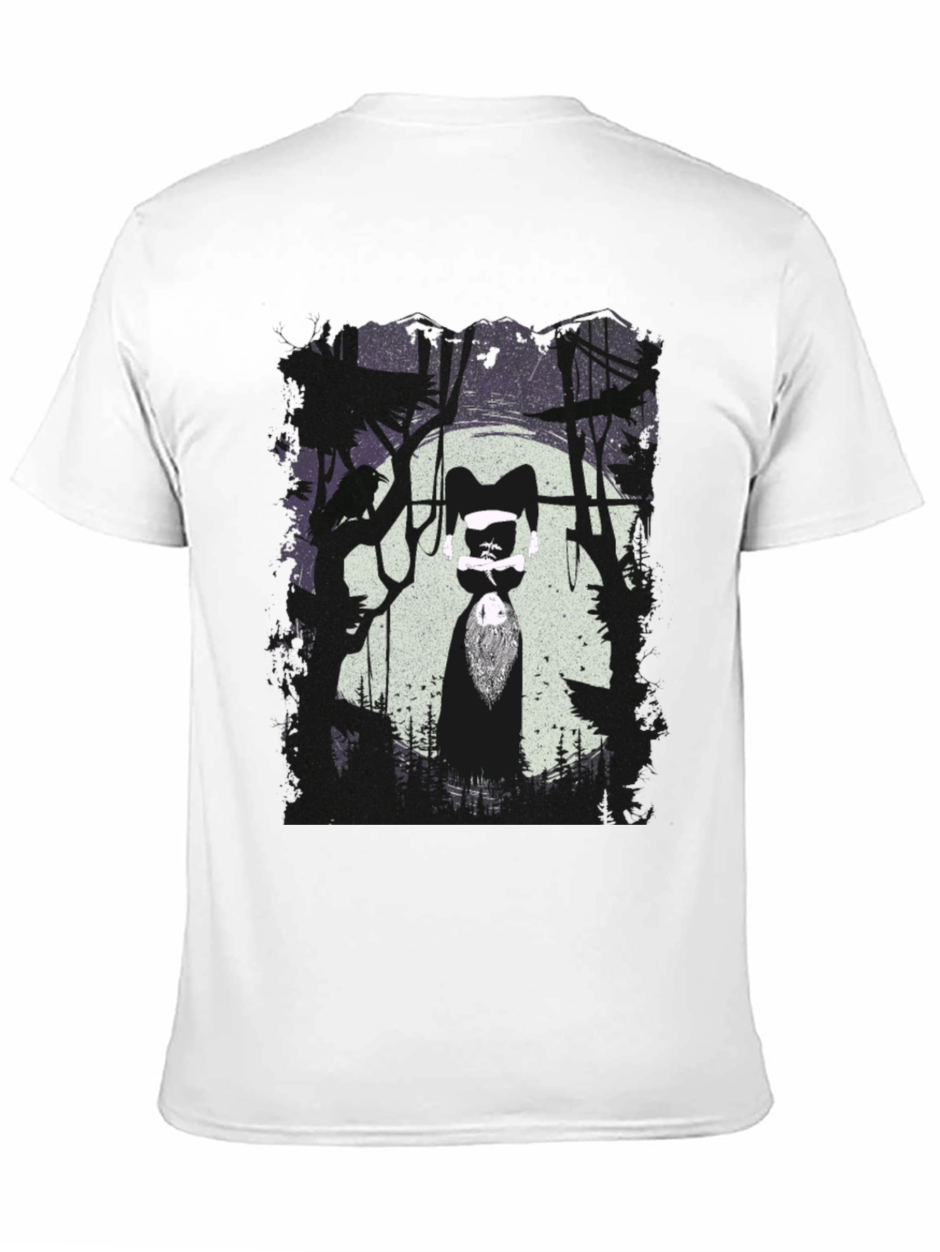 Upside Down Forest Graphic T-Shirt