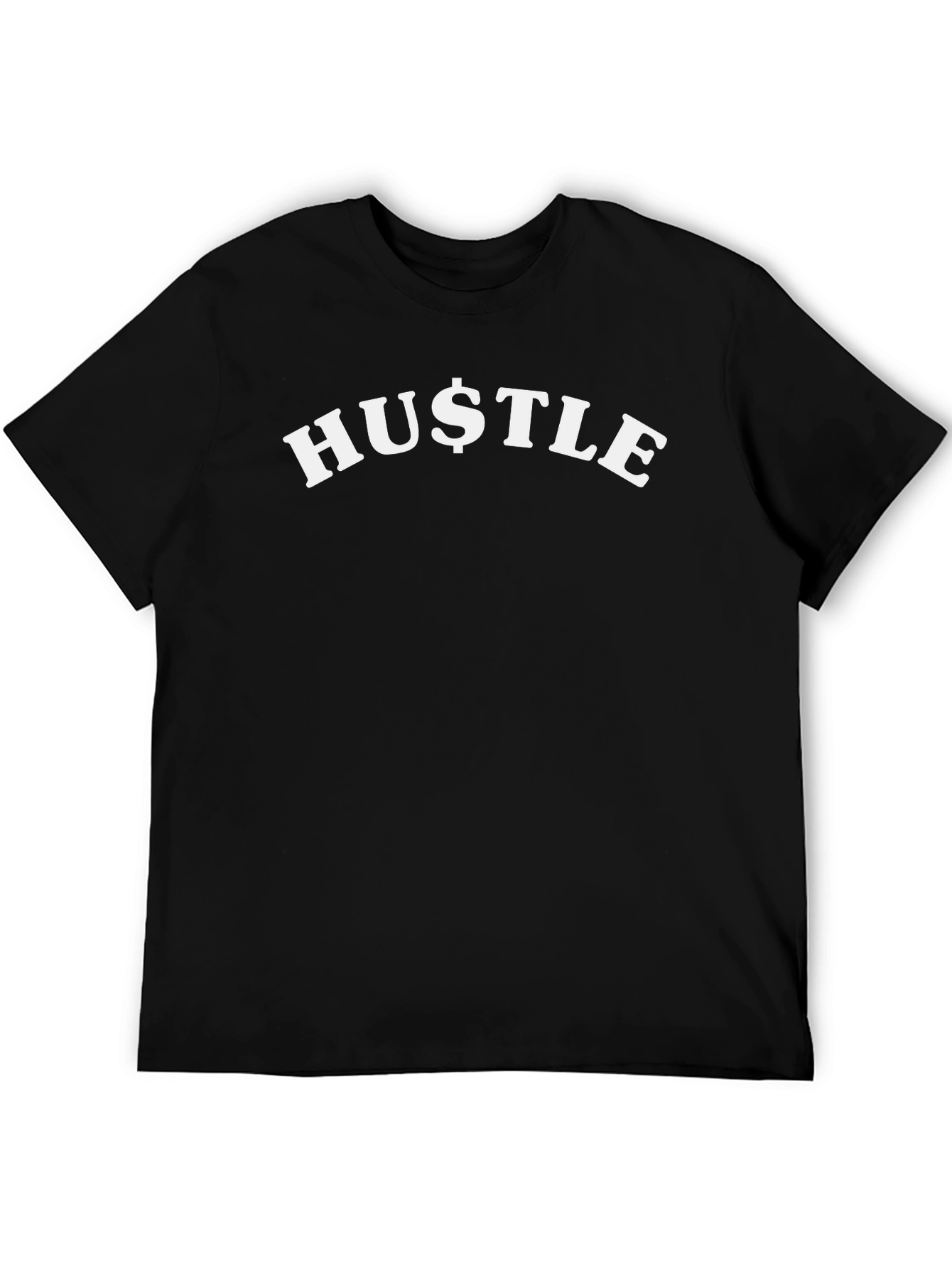 Hustle Graphic T-Shirt - Black