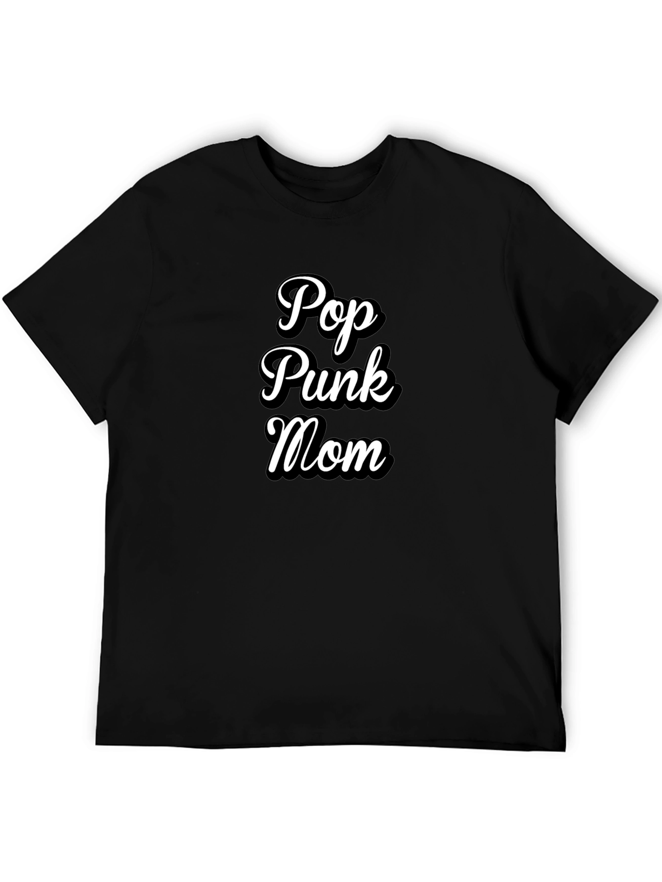 Pop Punk Mom Black Graphic Tee