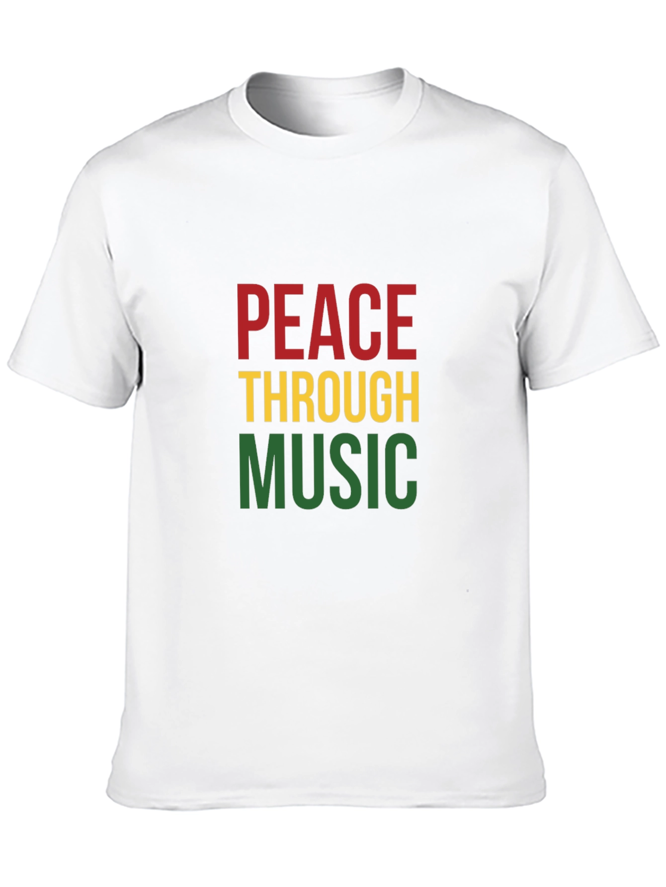 Peace Through Music Graphic T-Shirt