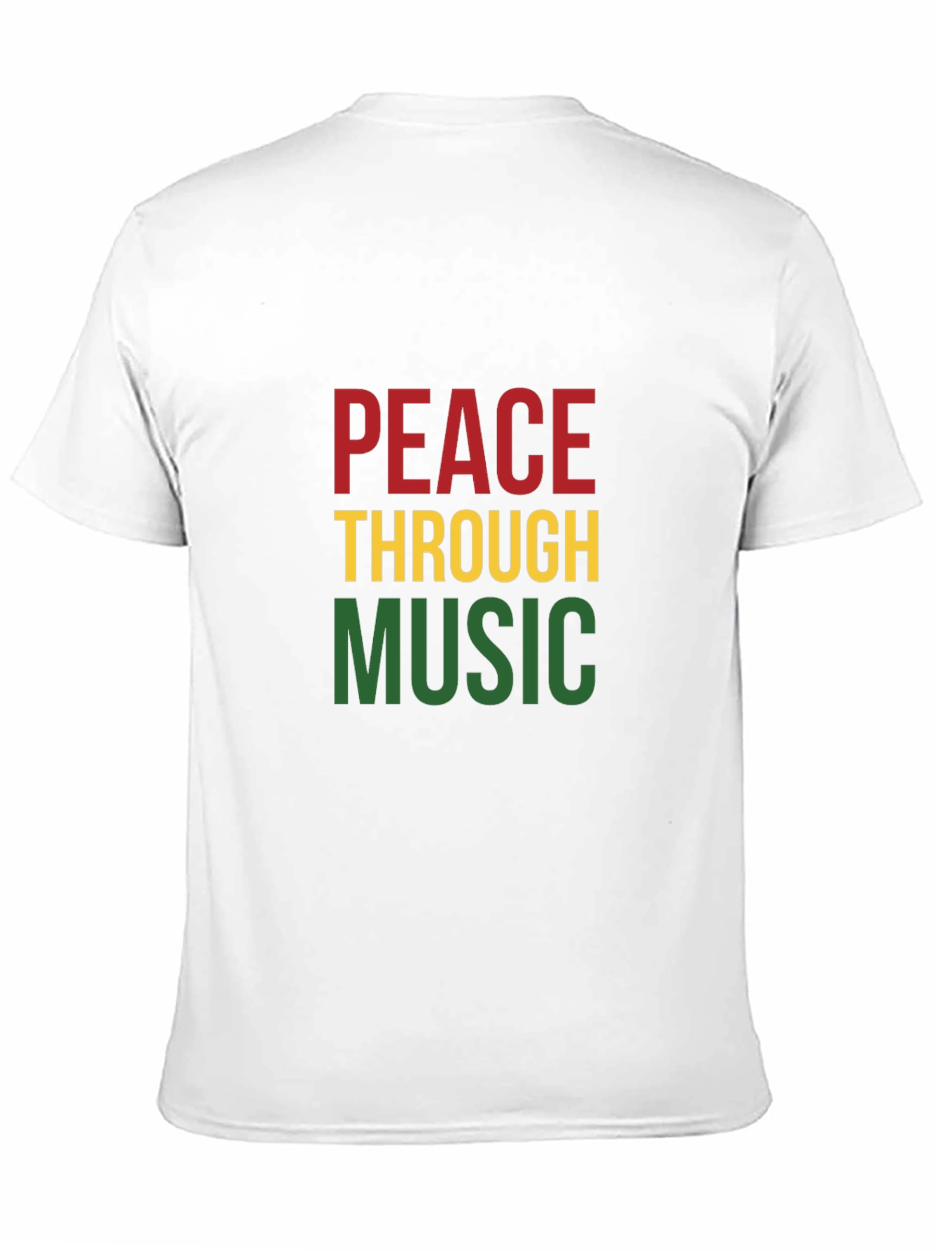 Peace Through Music Graphic T-Shirt