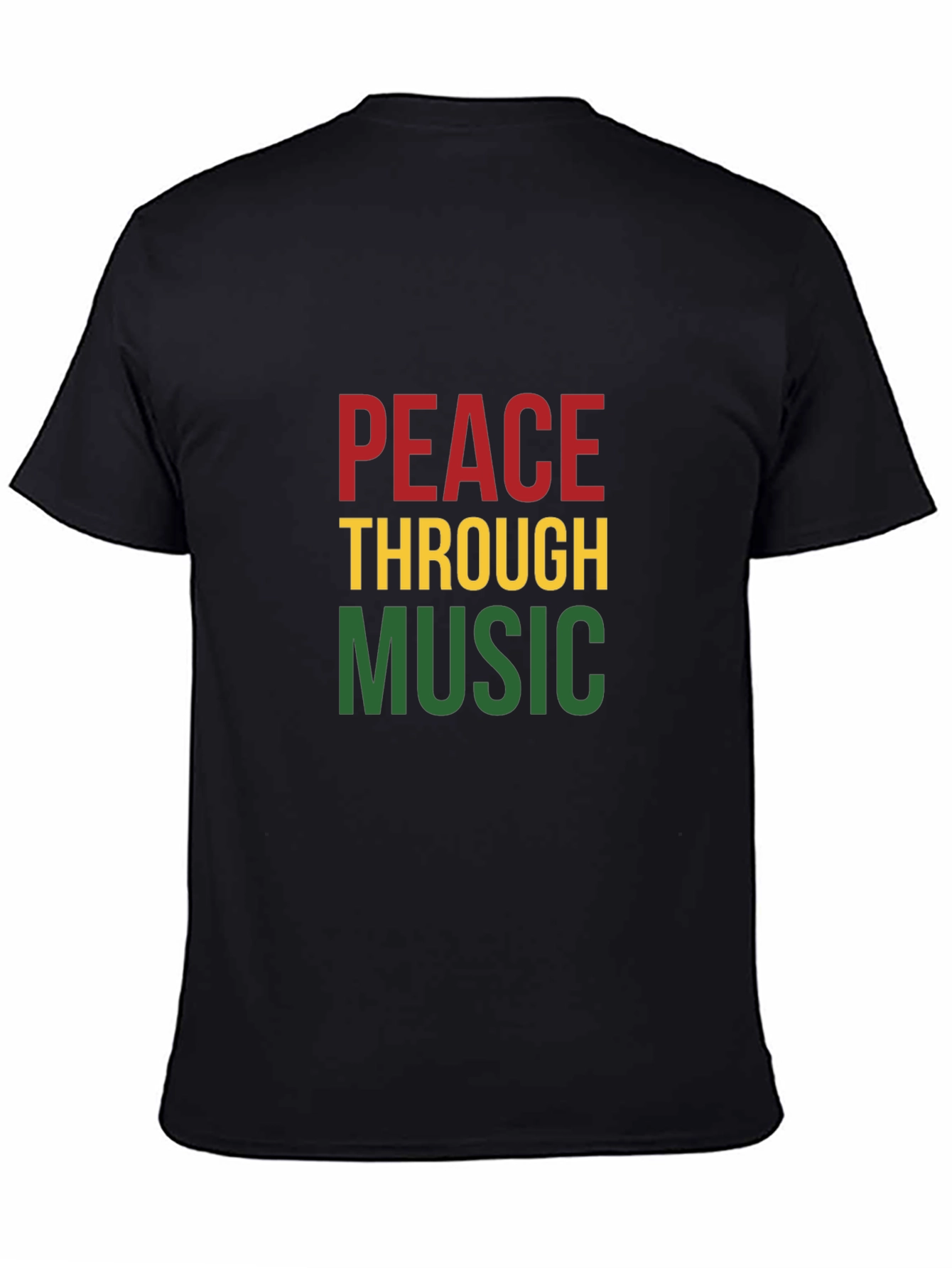 Peace Through Music Graphic T-Shirt