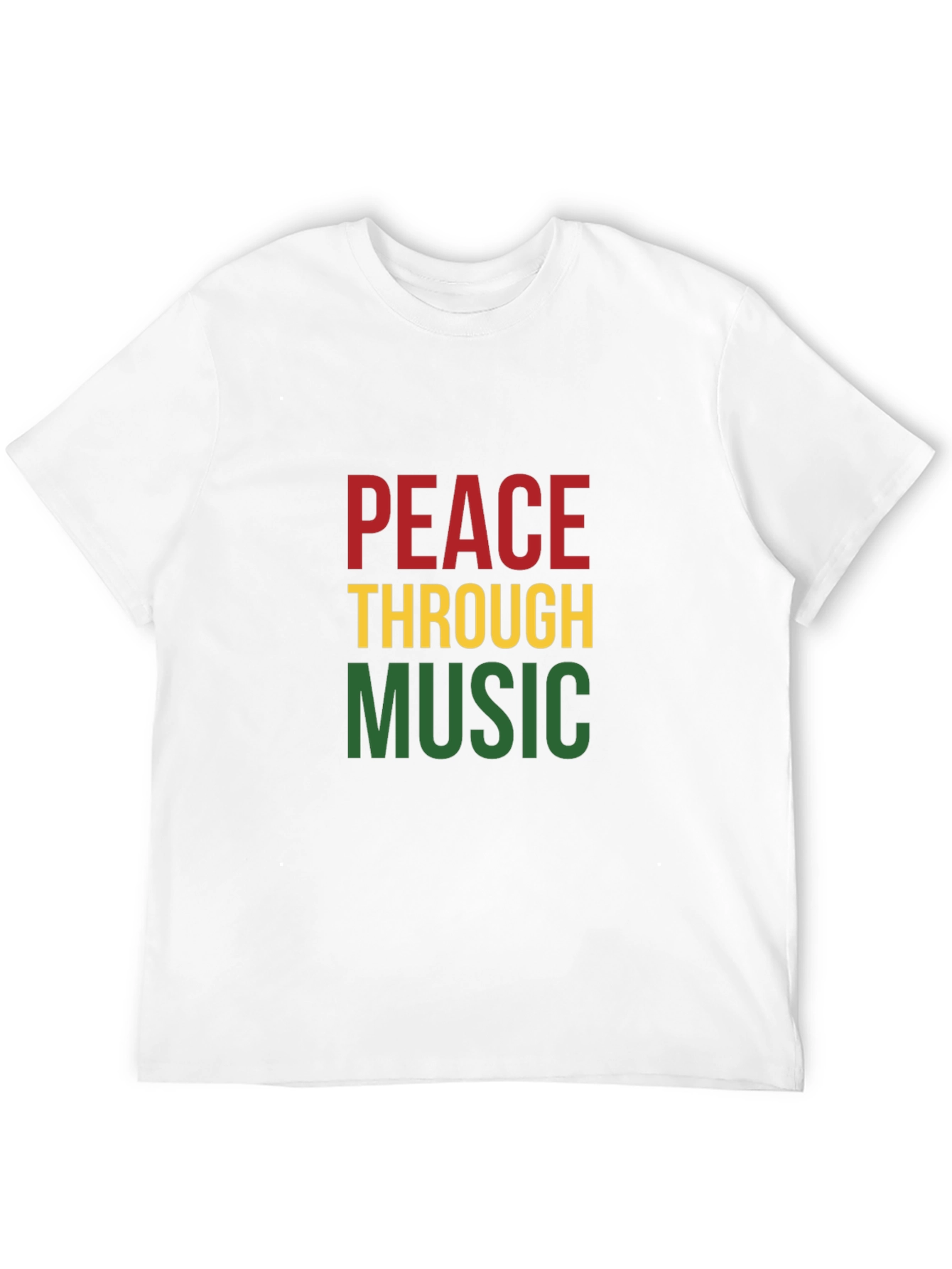 Peace Through Music Graphic T-Shirt